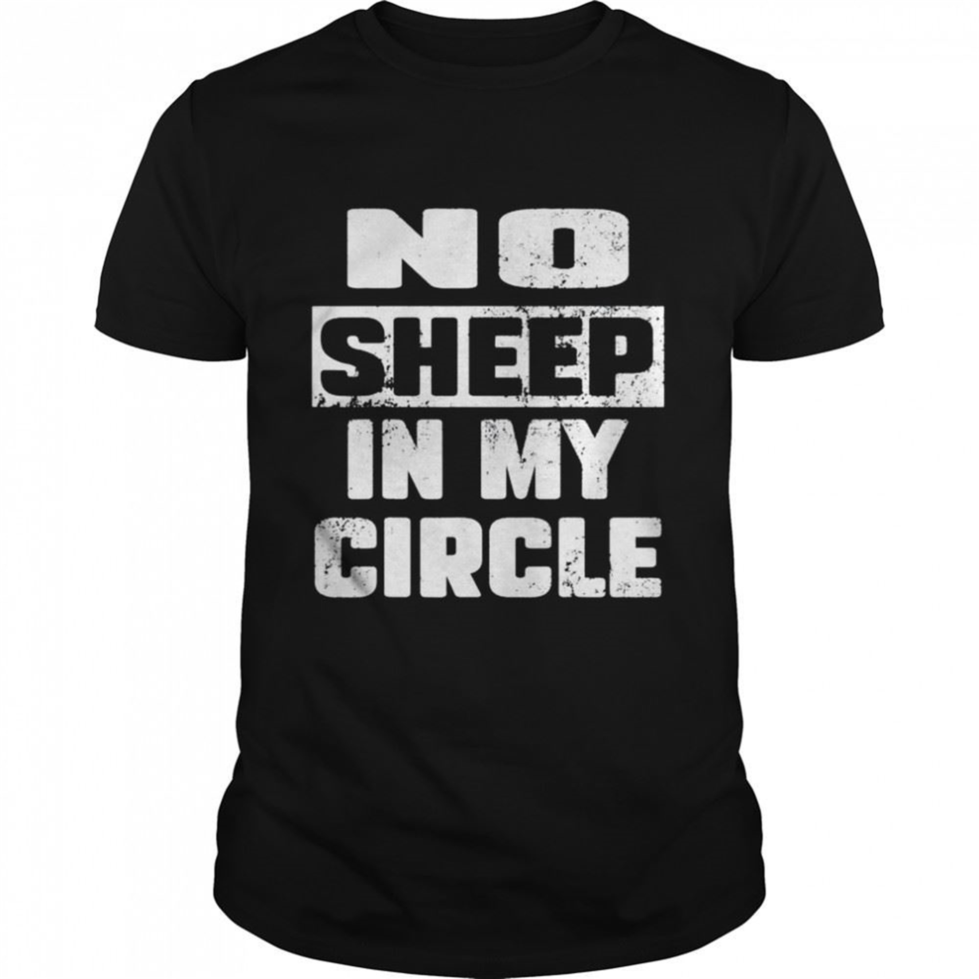 No Sheep In My Circle Saying Halloween Shirt