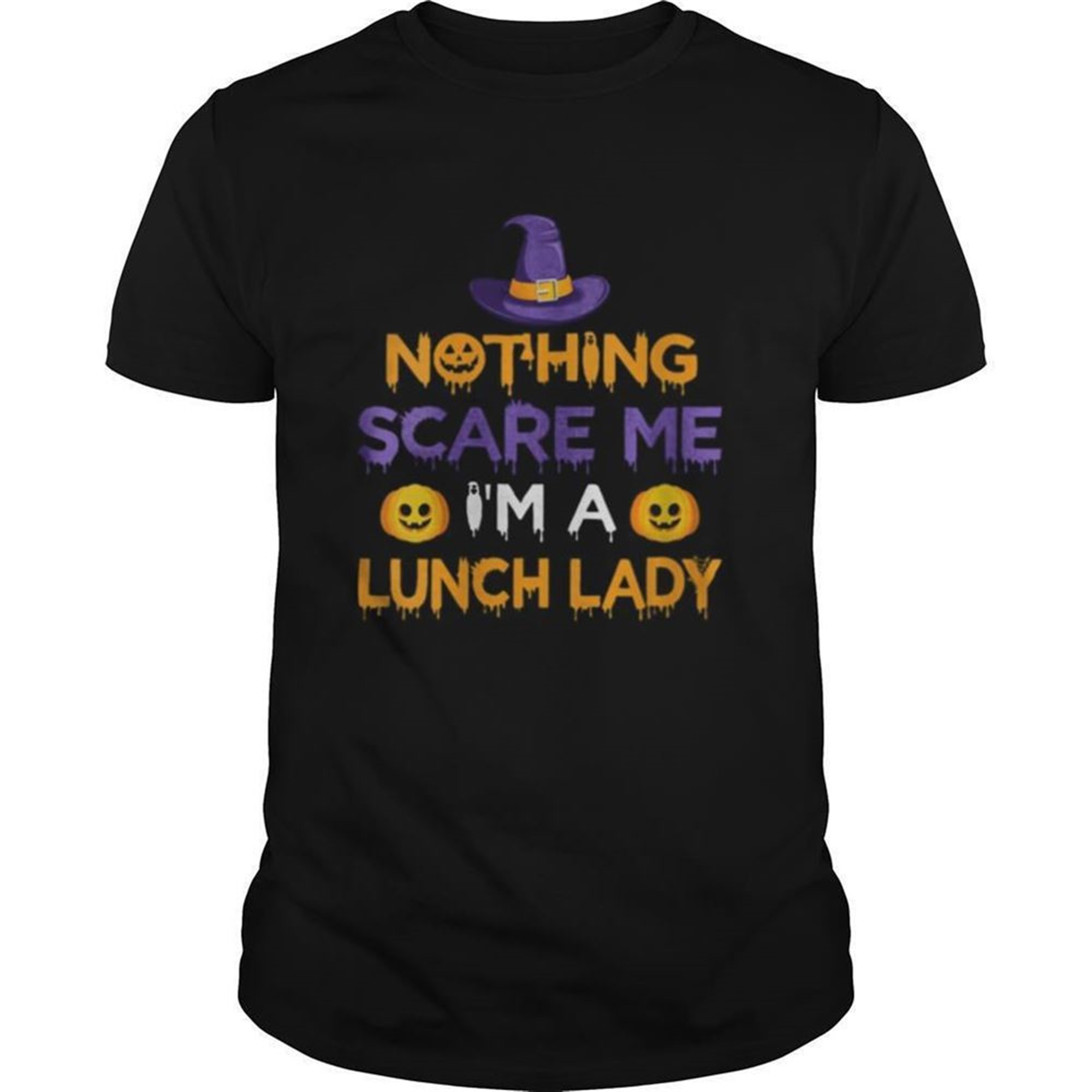 Nothing Scare Me Im A Lunch Lady Funny Halloween Costume Shirt