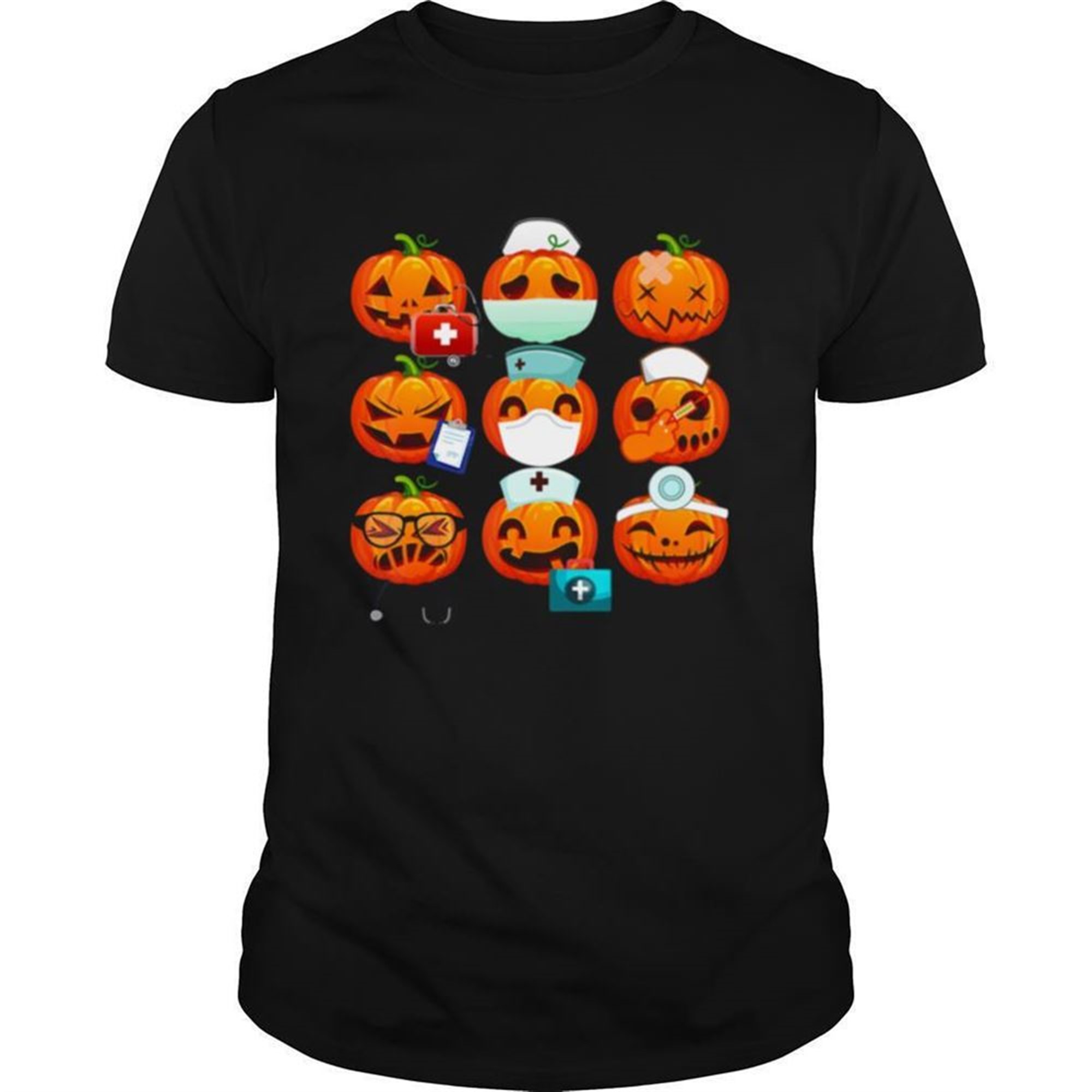 Nurse Emoji Funny Nurse Halloween Shirt