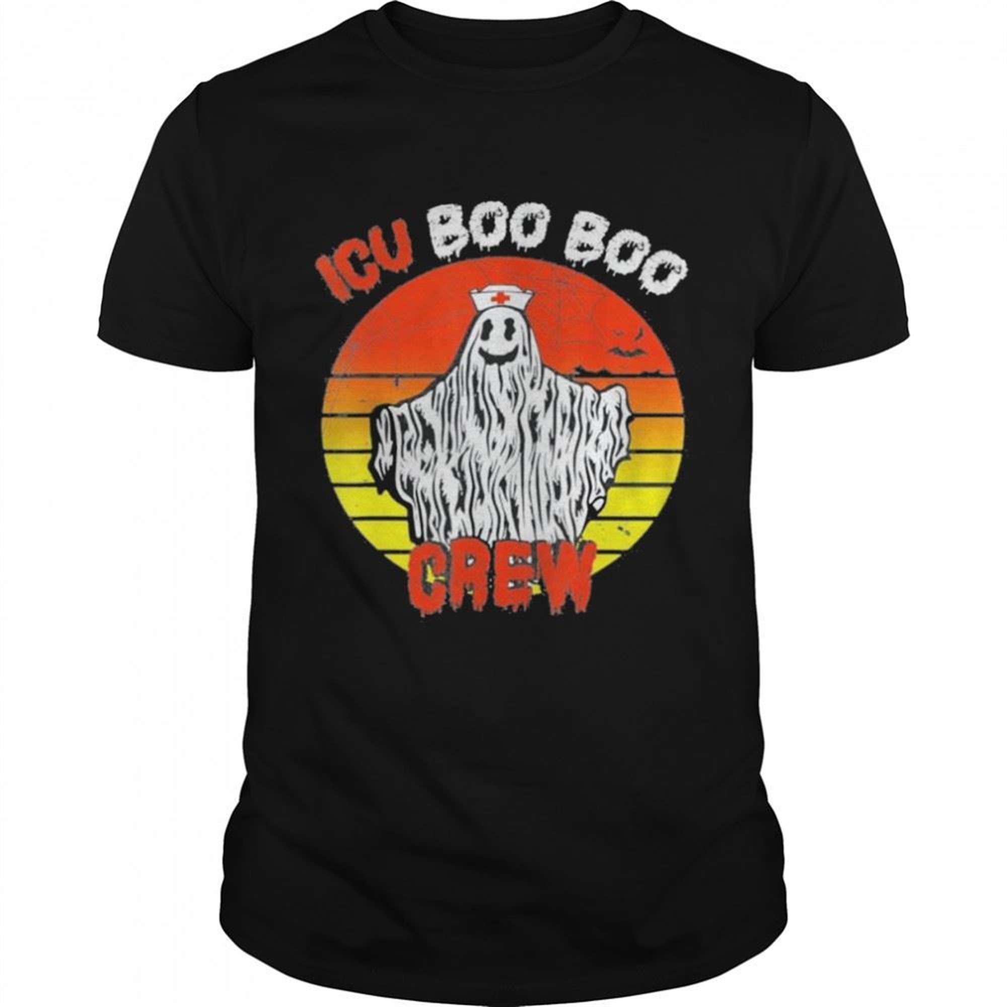 Nurse Icu Boo Boo Crew Ghost Nursing Halloween Shirt