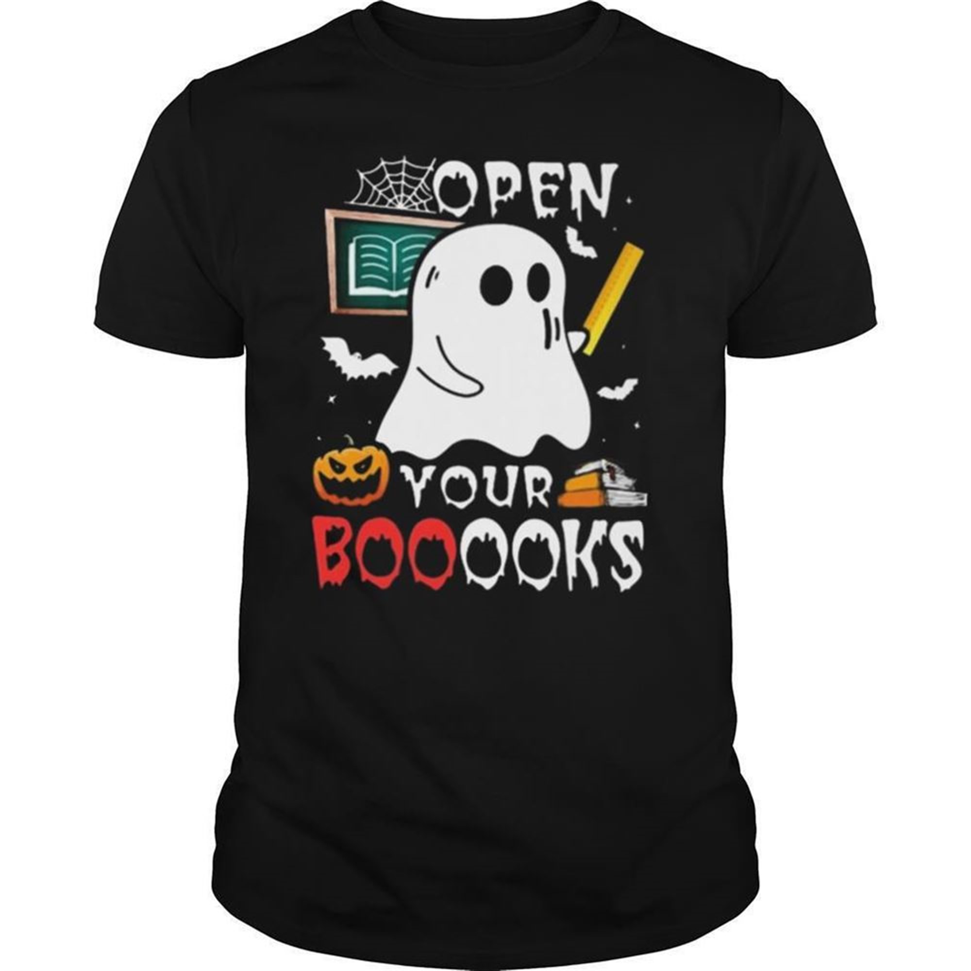 Open Your Booooks Halloween Shirt