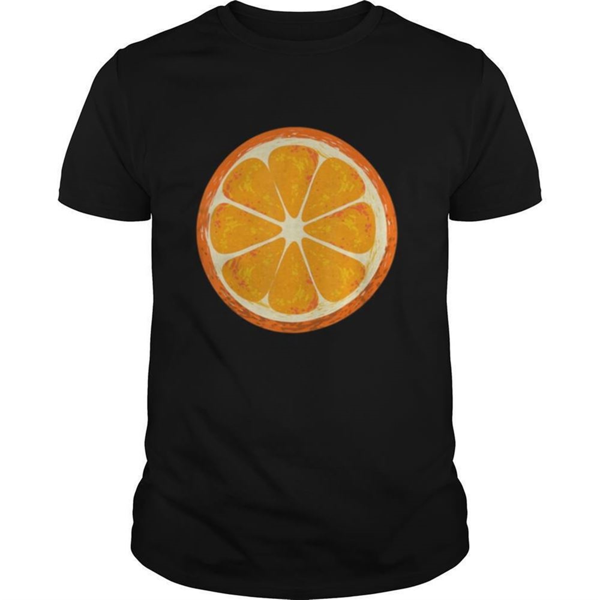 Orange Sliced Fruit Lazy Easy Halloween Costume Shirt