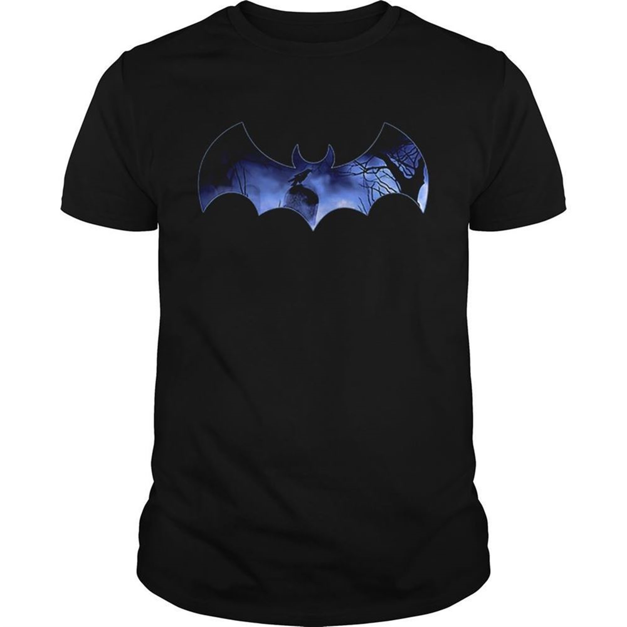 Original Halloween Bat Trick Or Treat Costume Graveyard Raven Shirt