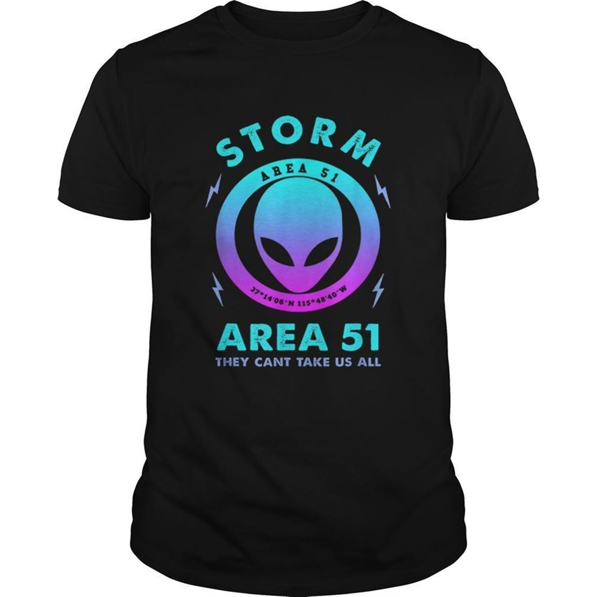 Original Storm Area 51 Funny Alien Halloween Men Women Shirt