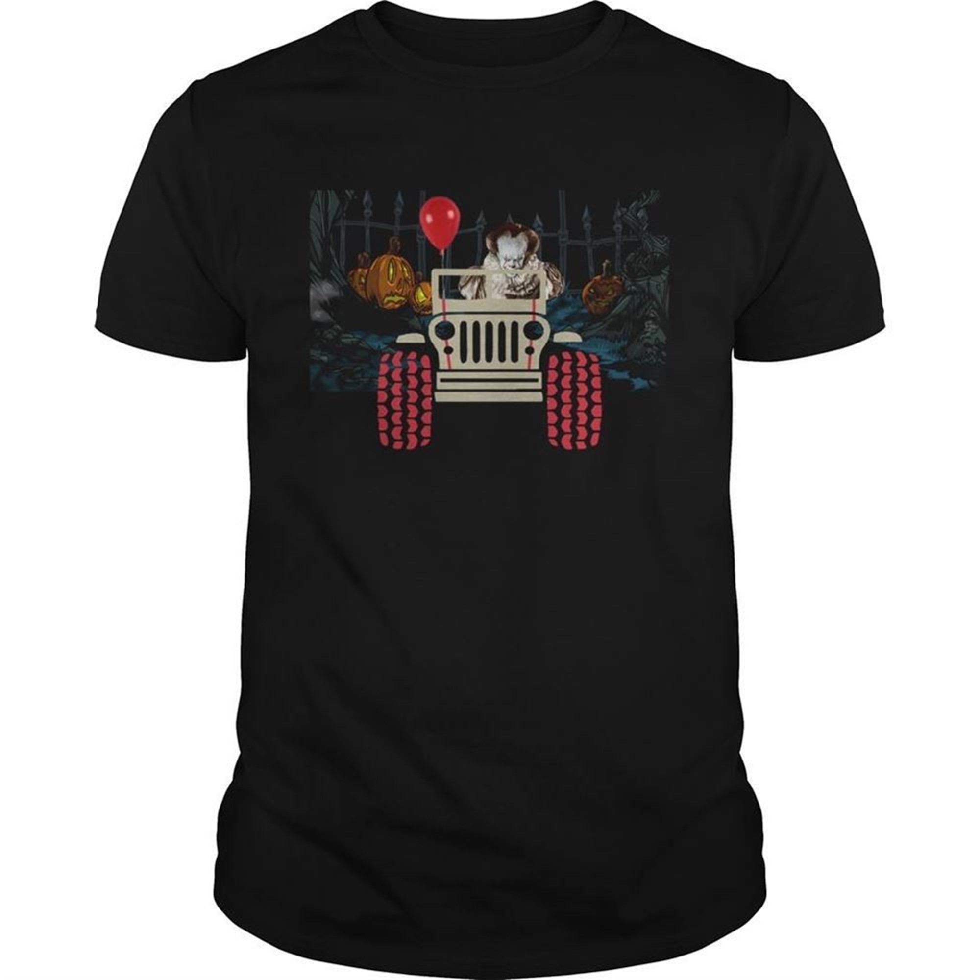 Pennywise And Jeep Halloween Shirt