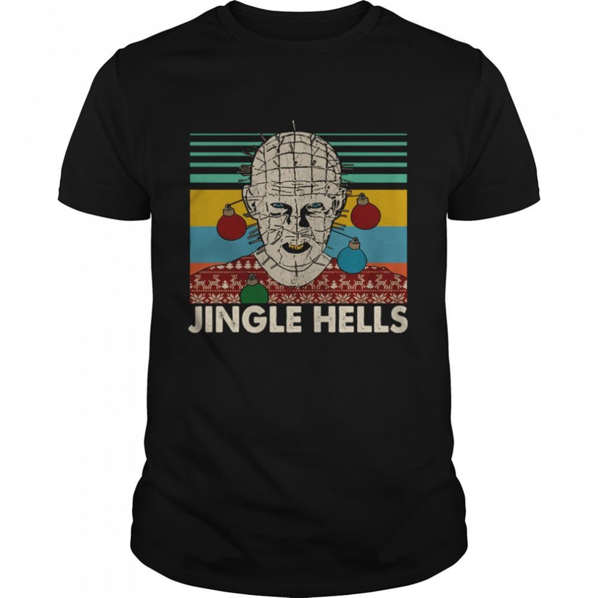 Pinhead Light Jingle Hells Horror Movie Halloween Hellraiser Shirt