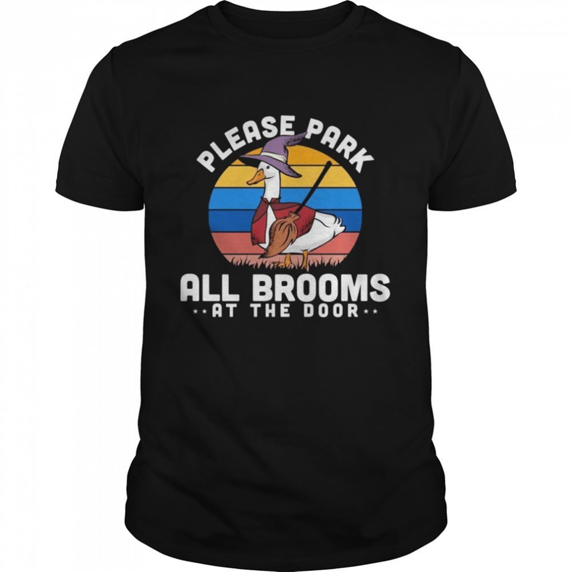 Please Park All The Brooms At The Door Halloween Shirt