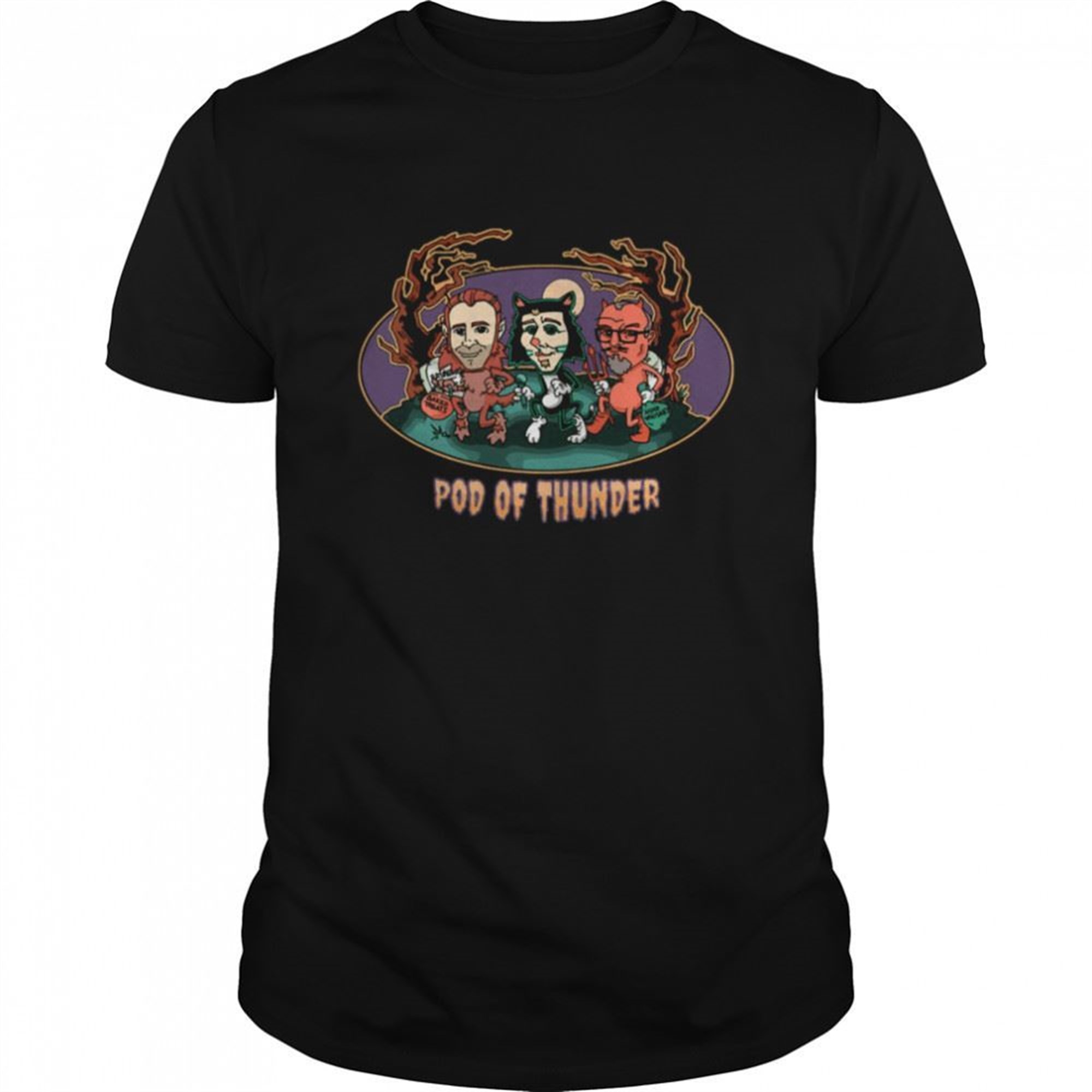 Pod Of Thunder Kiss Band Halloween Shirt