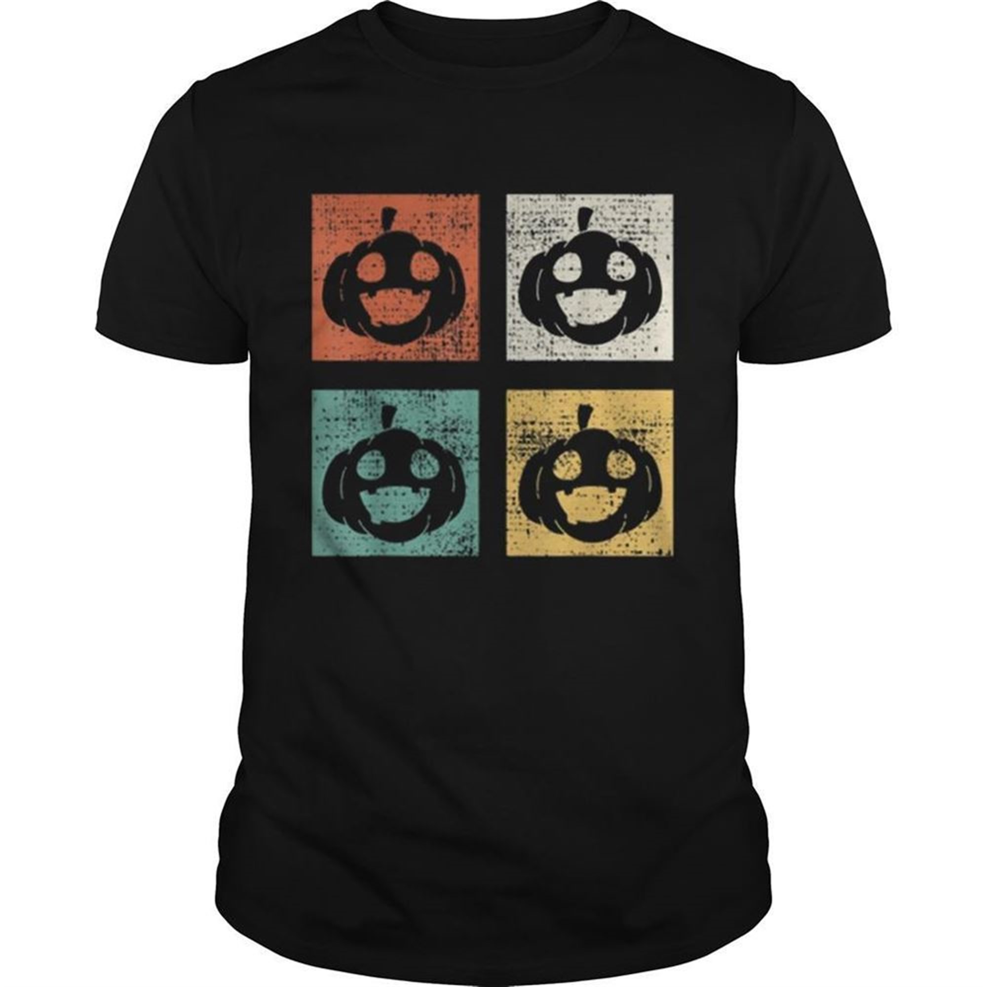 Premium Halloween Retro Vintage Pumpkin Funny Shirt