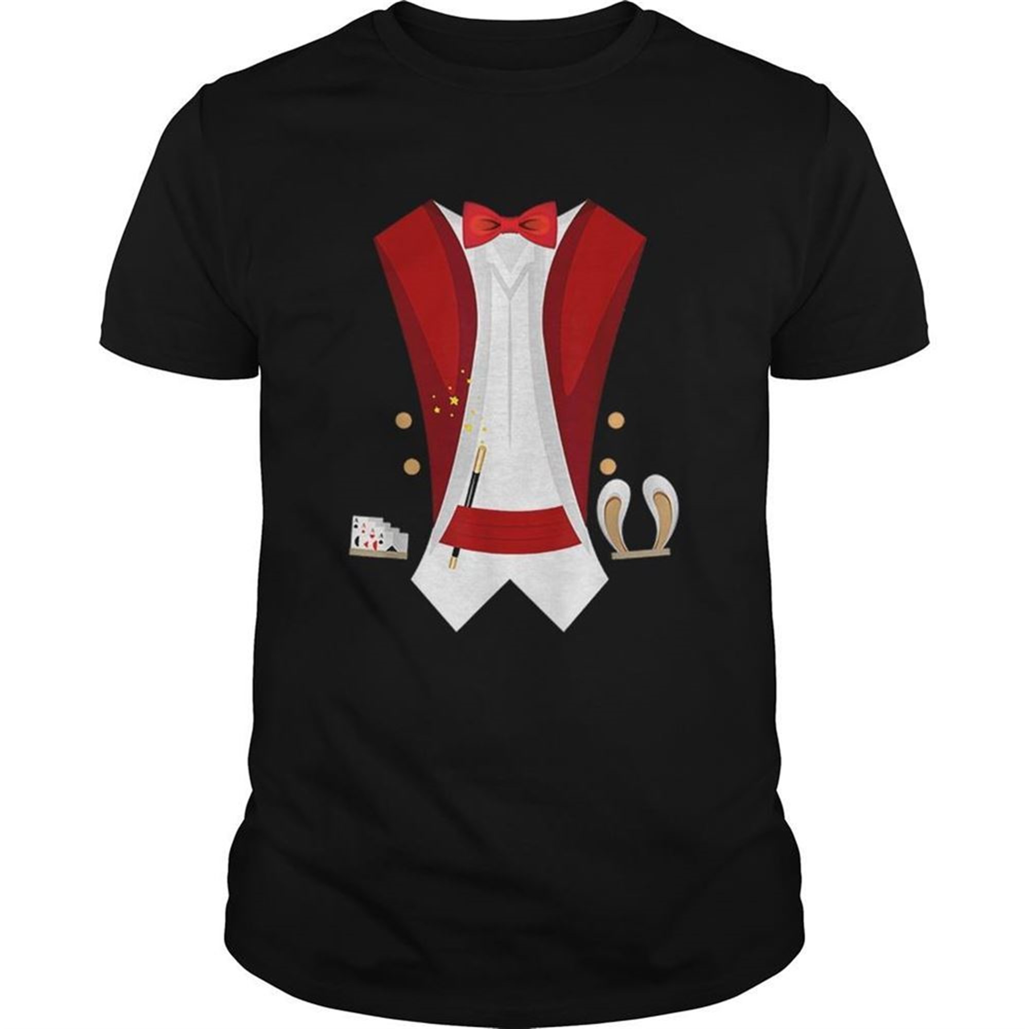 Premium Magician Tuxedo Magical Halloween For Wizard Sorcerer Shirt