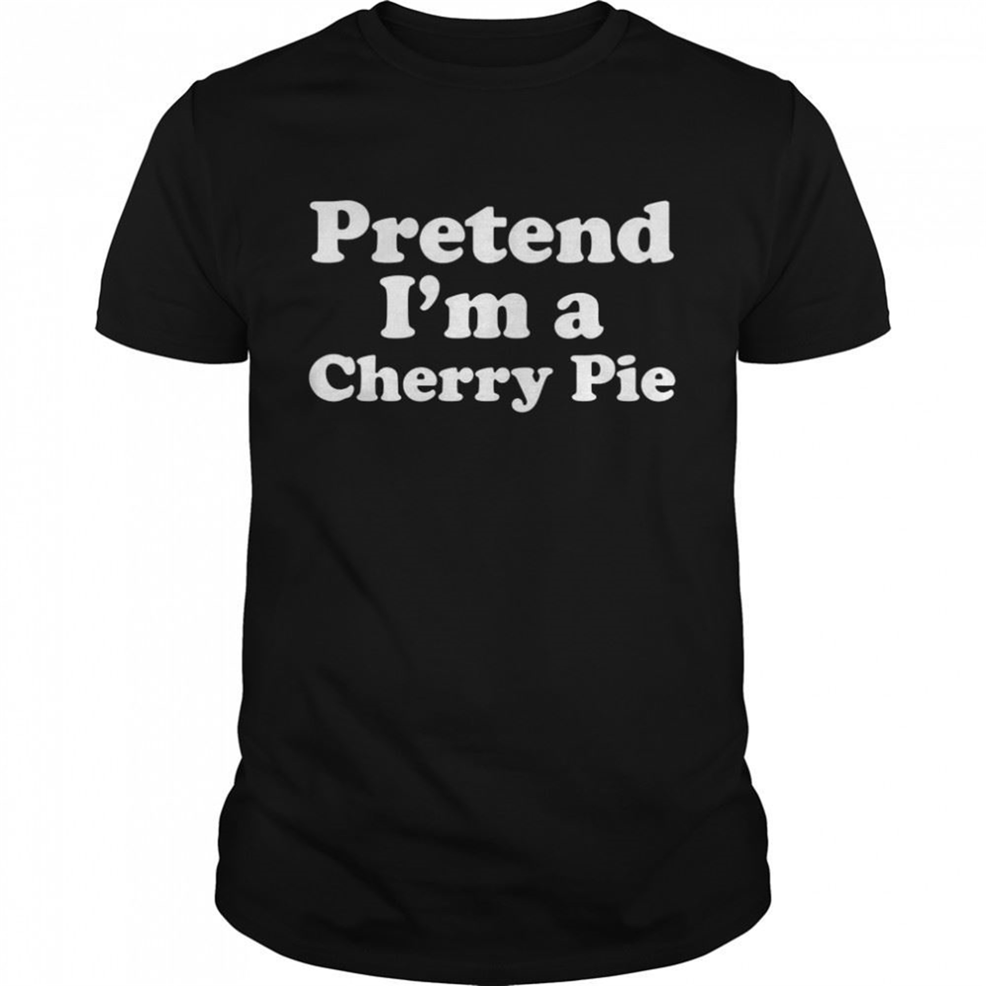 Pretend Im A Cherry Pie Lazy Easy Halloween Costume Shirt