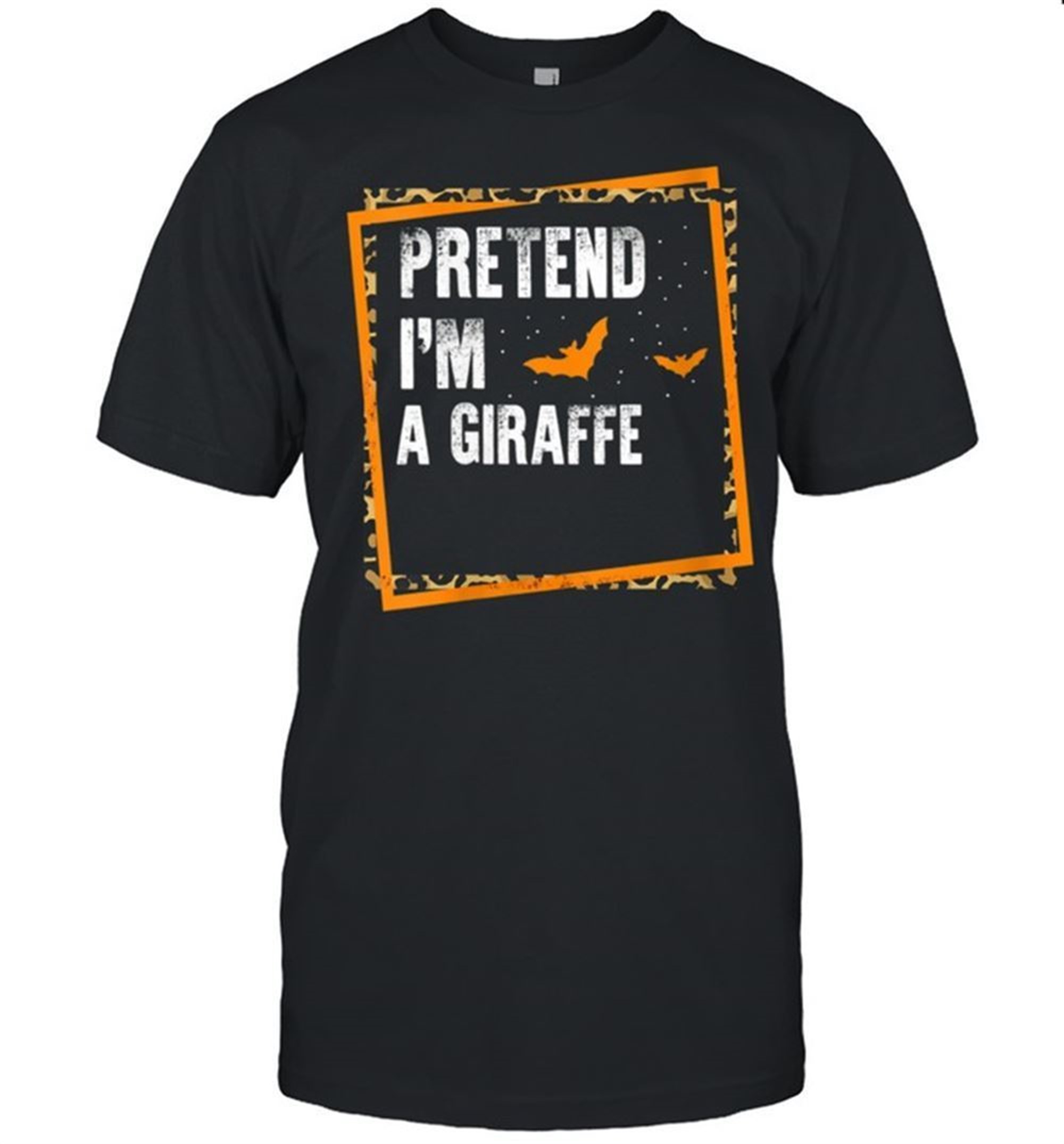 Pretend Im A Giraffe Easy Lazy Halloween Costume Party Shirt