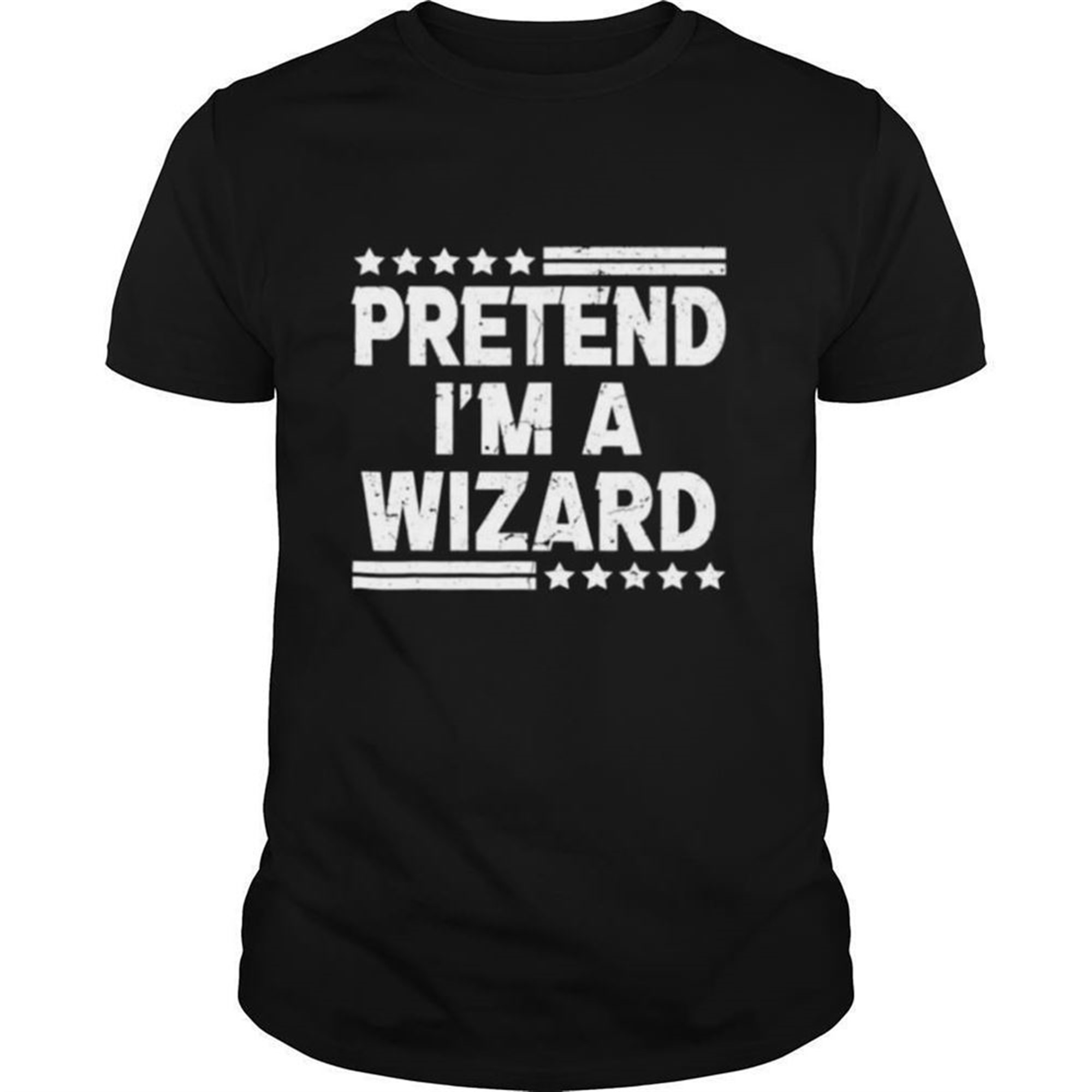 Pretend Im A Wizard Costume Funny Lazy Halloween Shirt