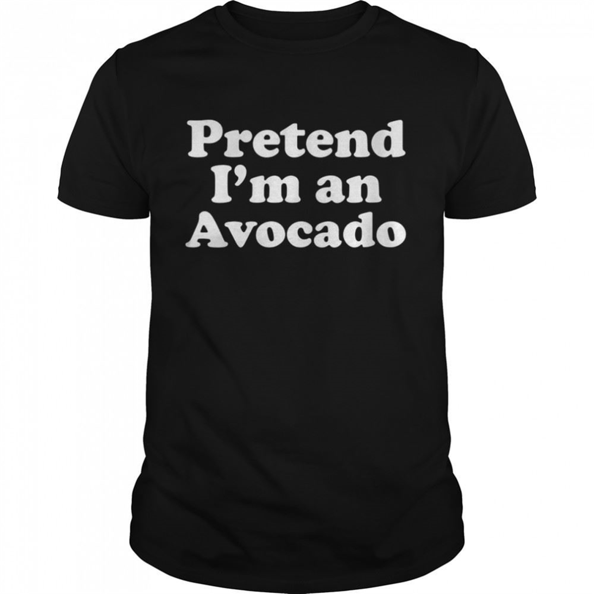 Pretend Im An Avocado Lazy Easy Halloween Costume Shirt