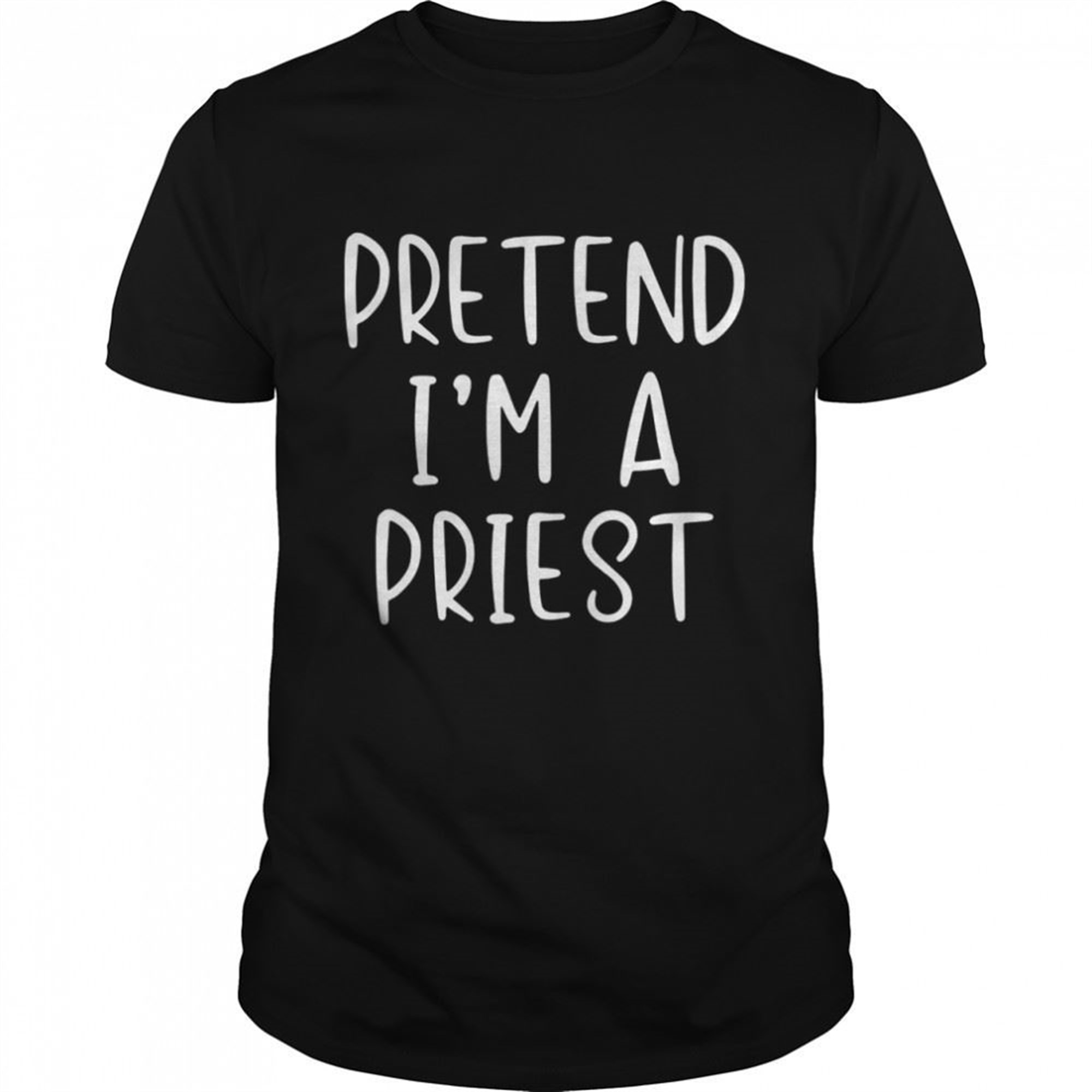 Pretend Priester Kostm Halloween Lazy Easy Shirt
