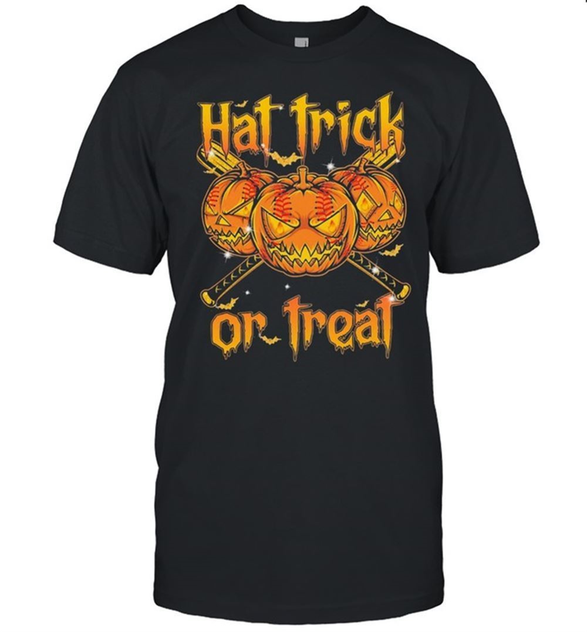 Pumpkin Halloween Hat Trick Or Treat Shirt