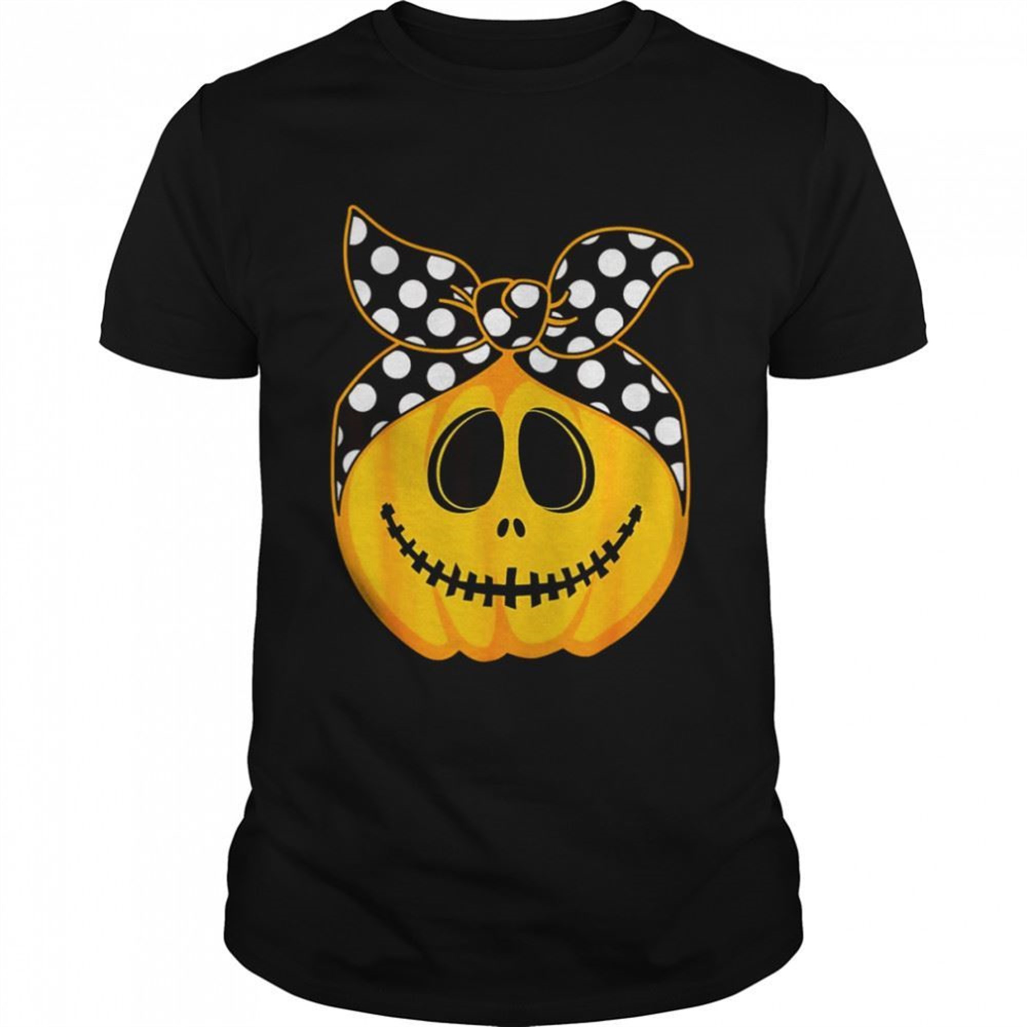 Pumpkin Top Knot Halloween Costume Shirt
