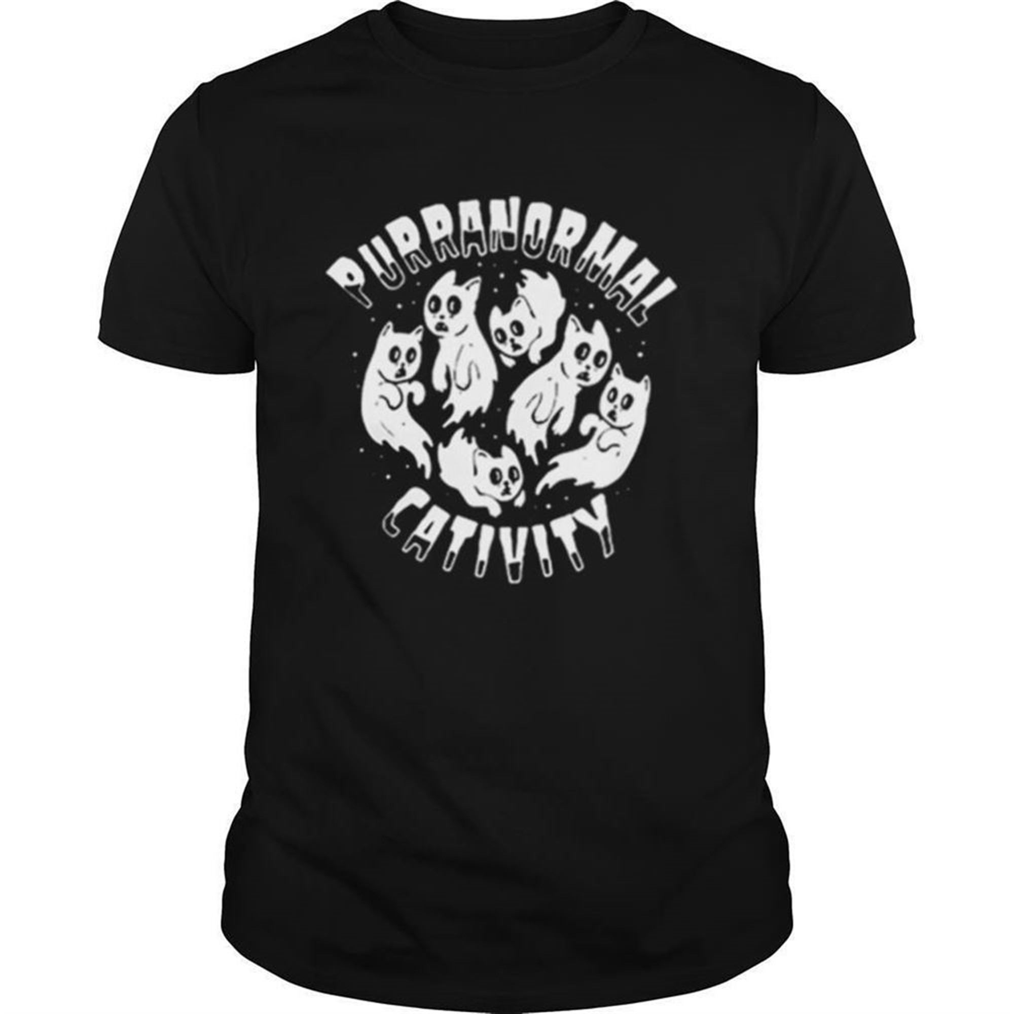 Puranormal Cativity Cat Halloween Shirt