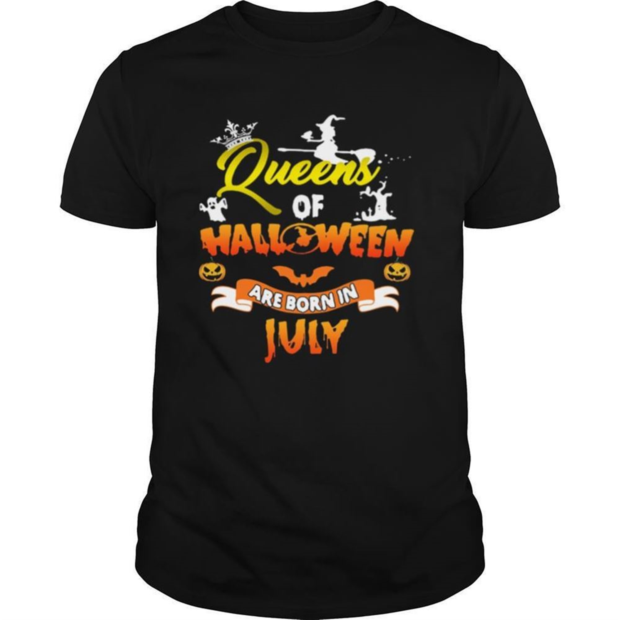 Queen Of Halloween Are Born In July Shirt