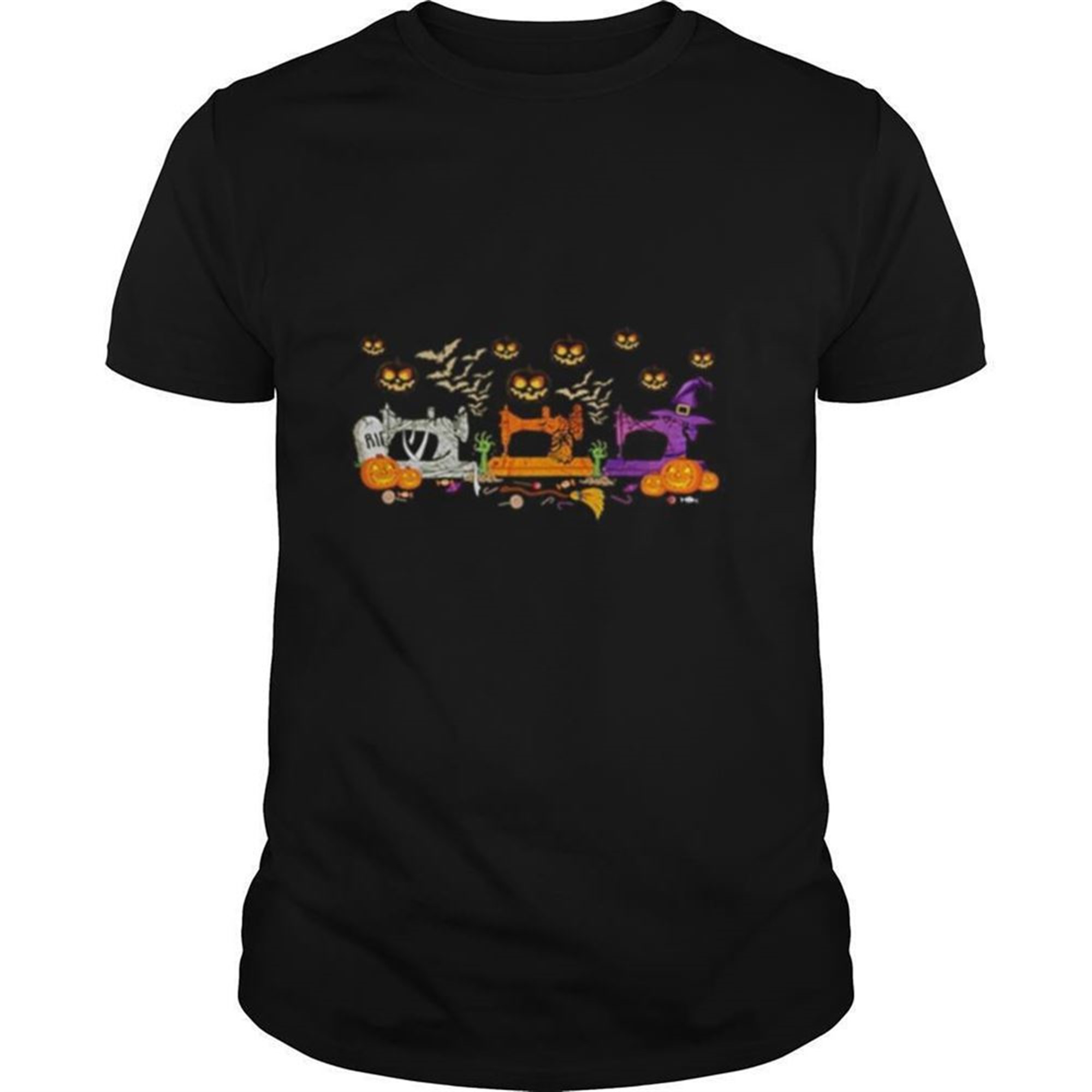 Quilting Sewing Halloween Shirt