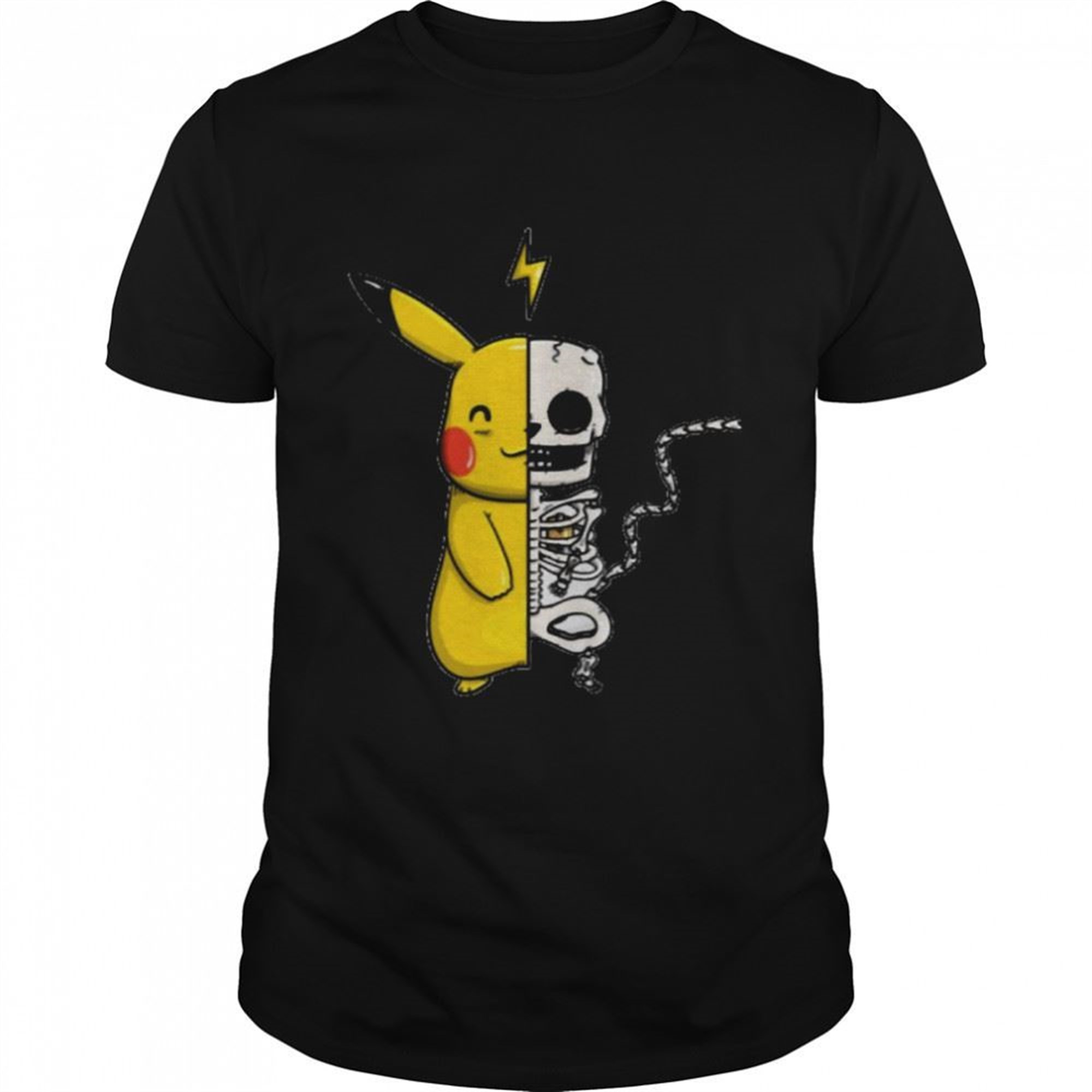 Rabbit Anime Halloween Skeleton Shirt