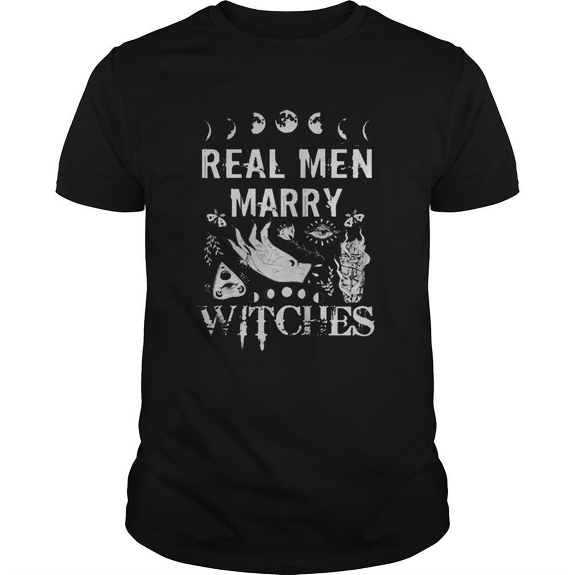 Real Men Marry Witches Halloween Shirt