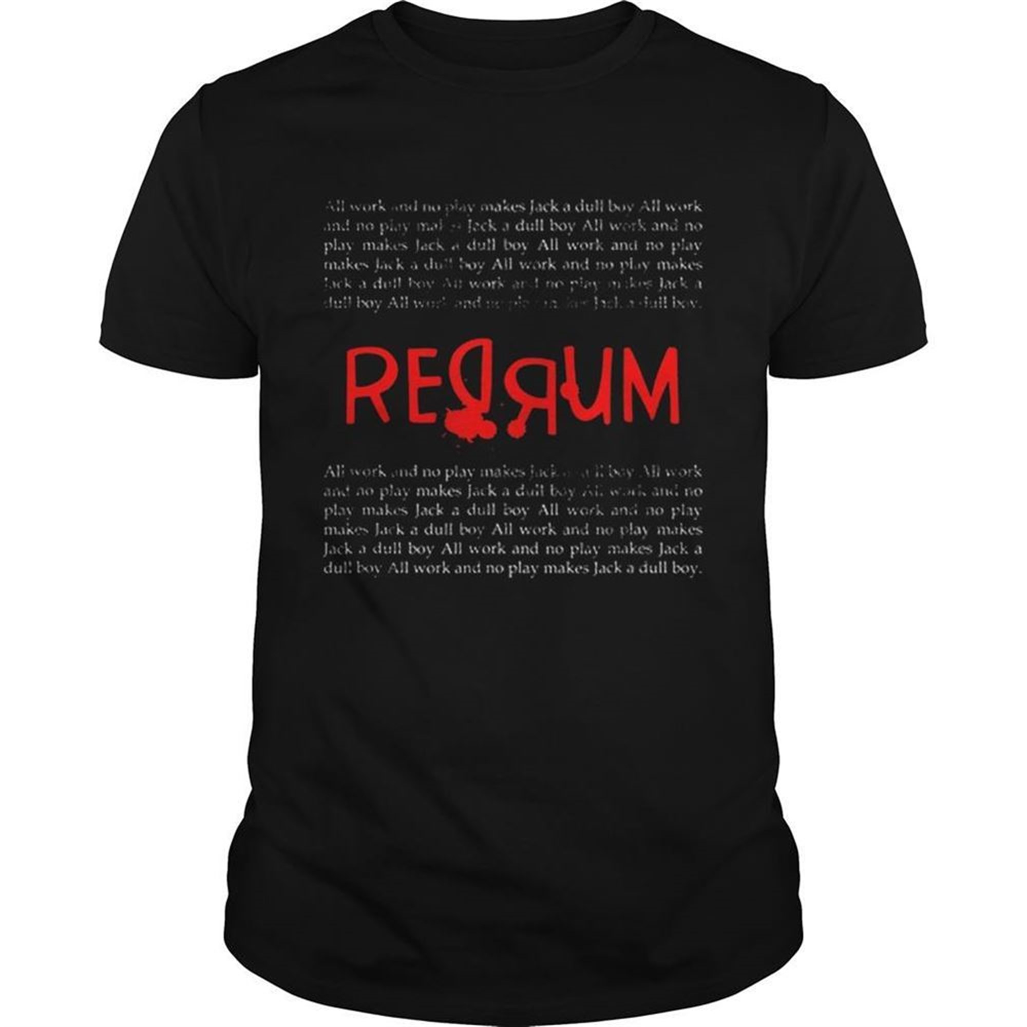 Redrum Scary Vintage Horror Movie Quotehalloween Shirt