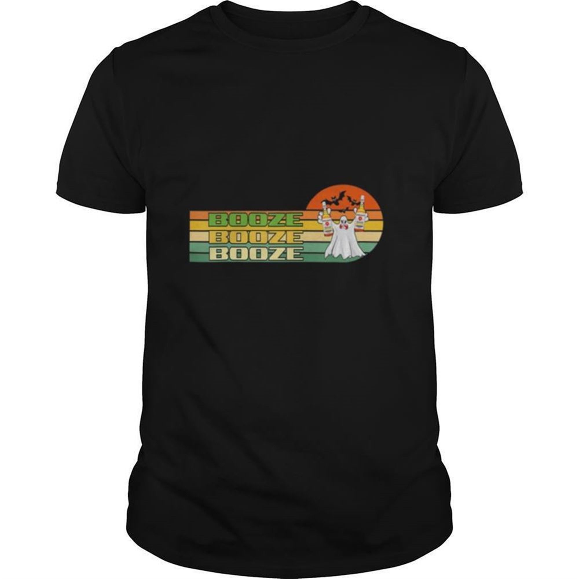 Retro Halloween Booze Shirt