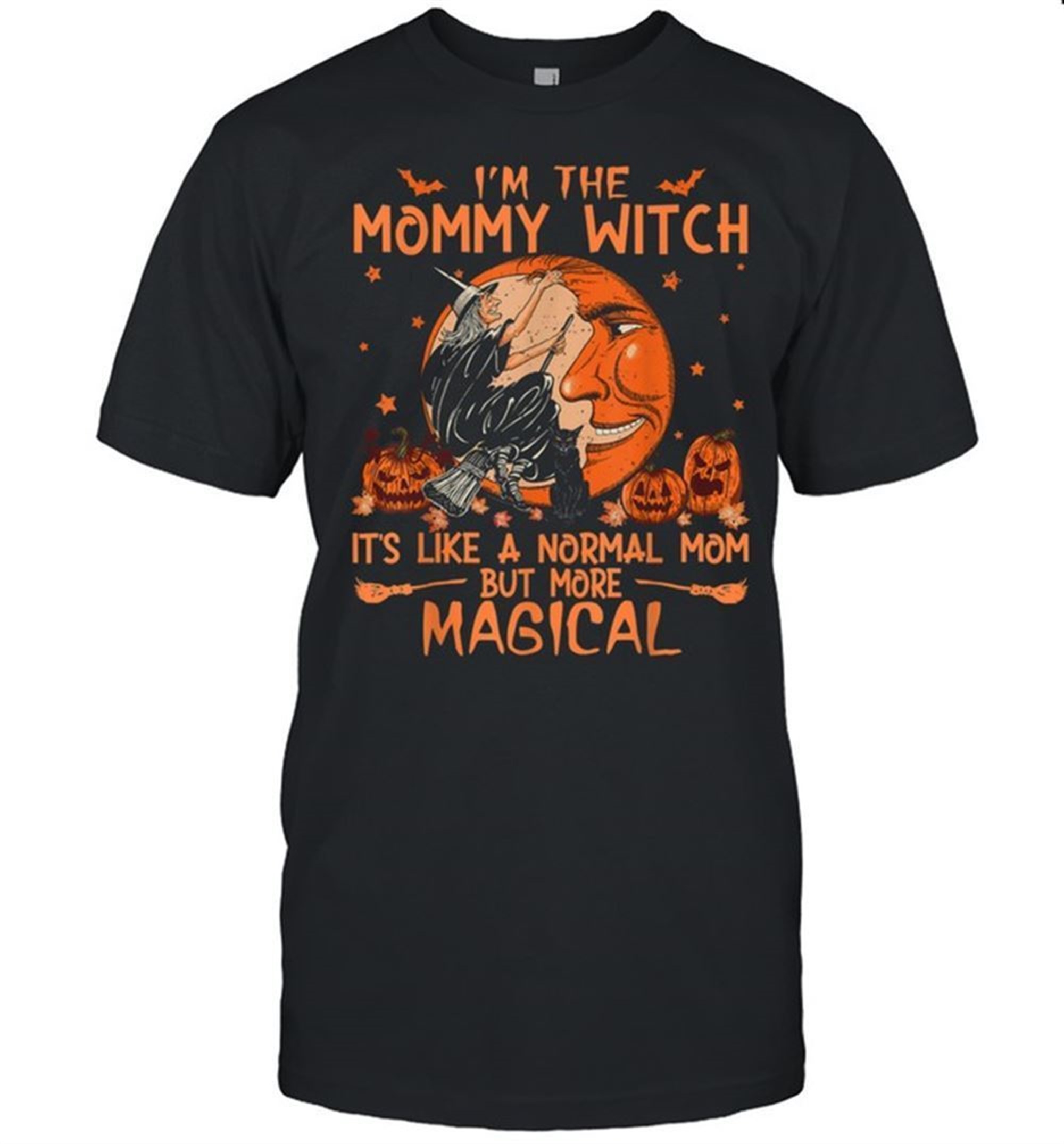 Retro Vintage Halloween Mommy Witch Ideas Shirt