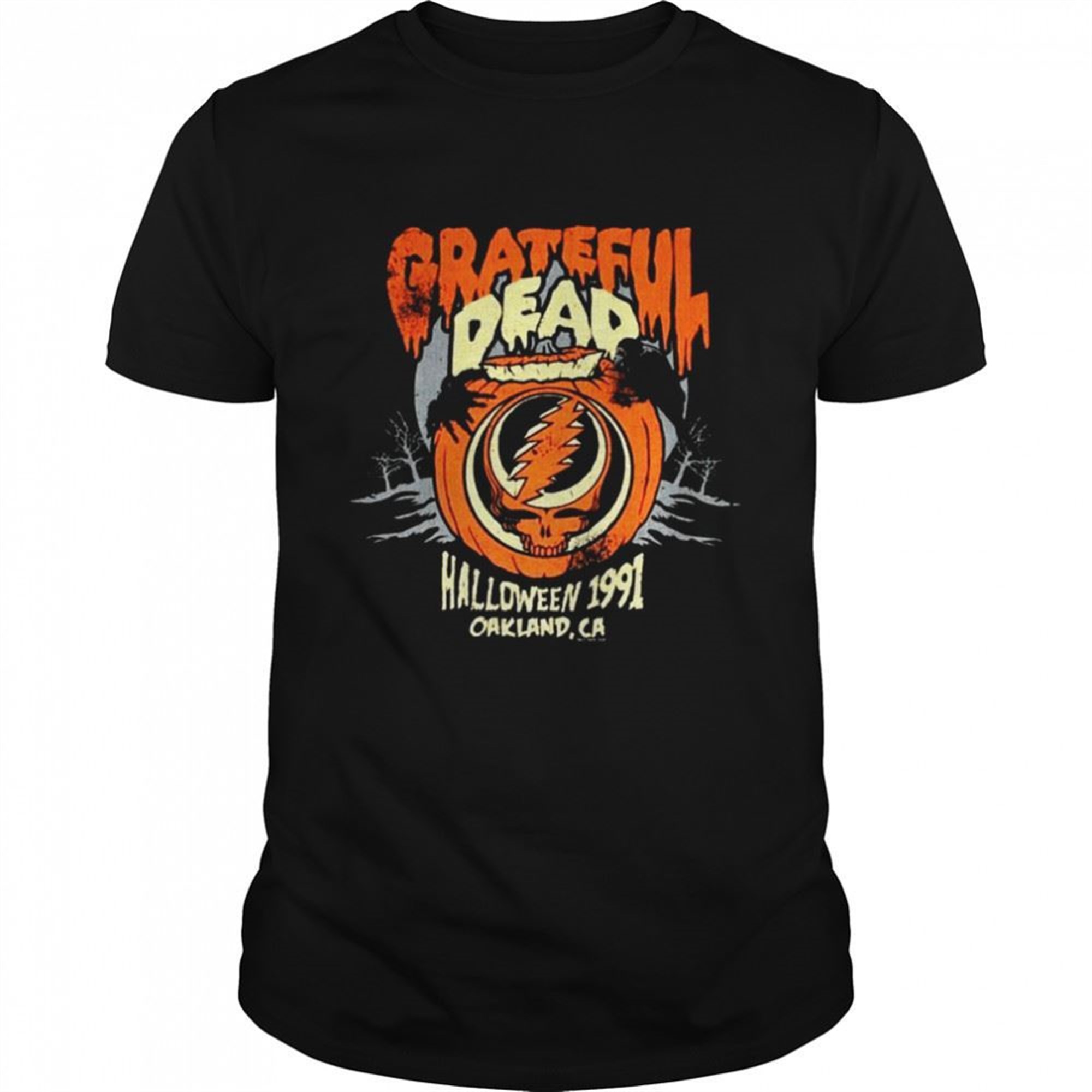 Ripple Junction Pumpkin Adult Grateful Dead Halloween T-shirt