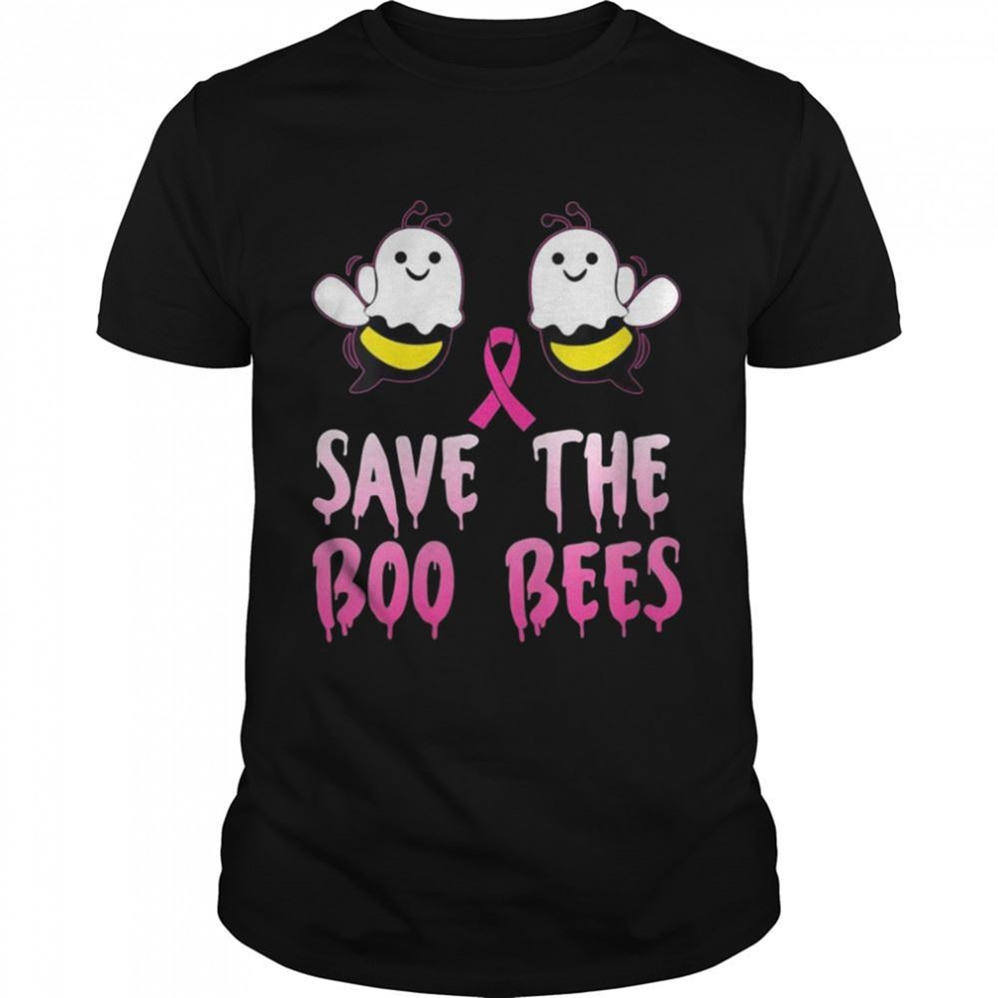 Save The Boo Bees Breast Cancer Awareness Halloween Shirt