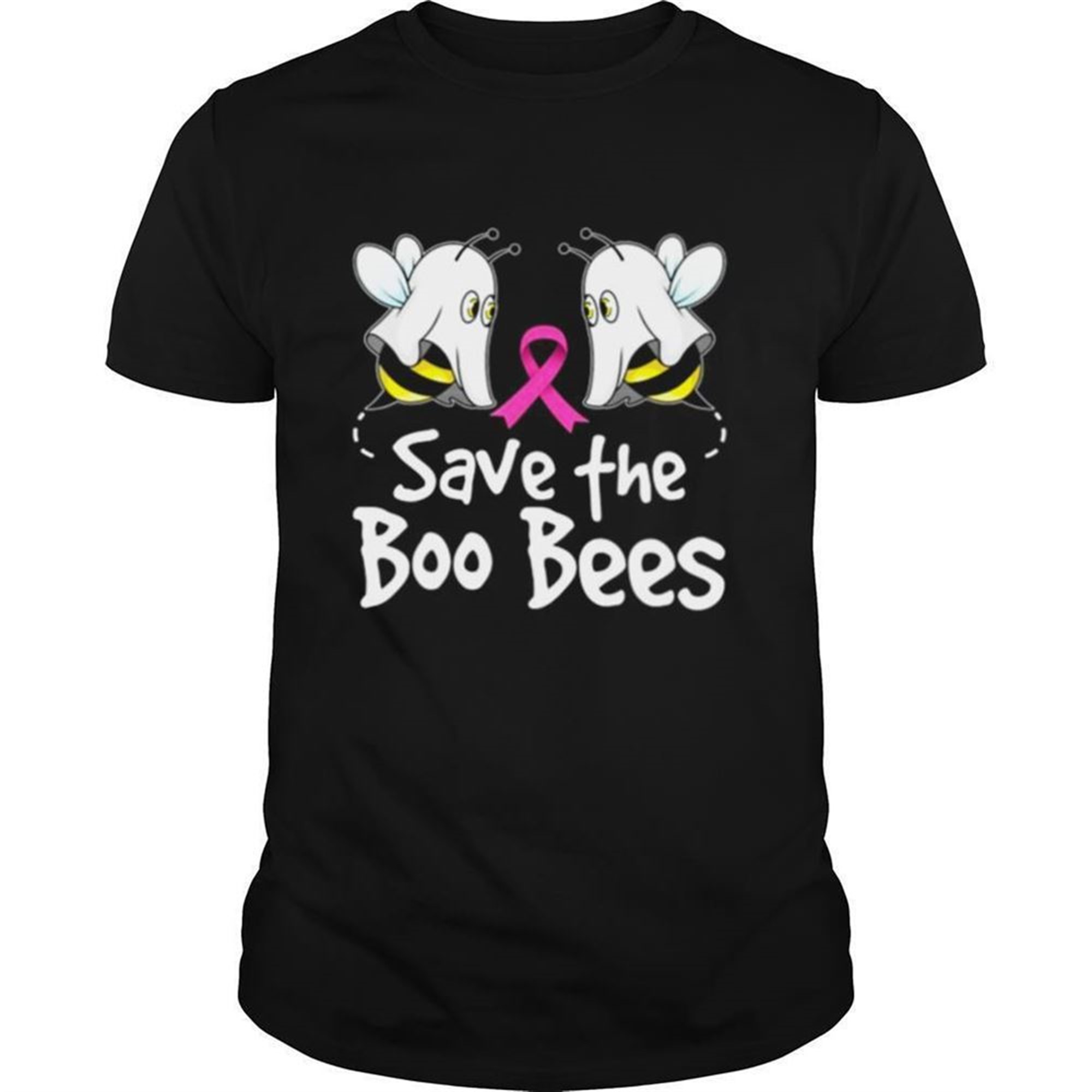 Save The Boo Bees Funny Breast Cancer Awareness Halloween Shirt