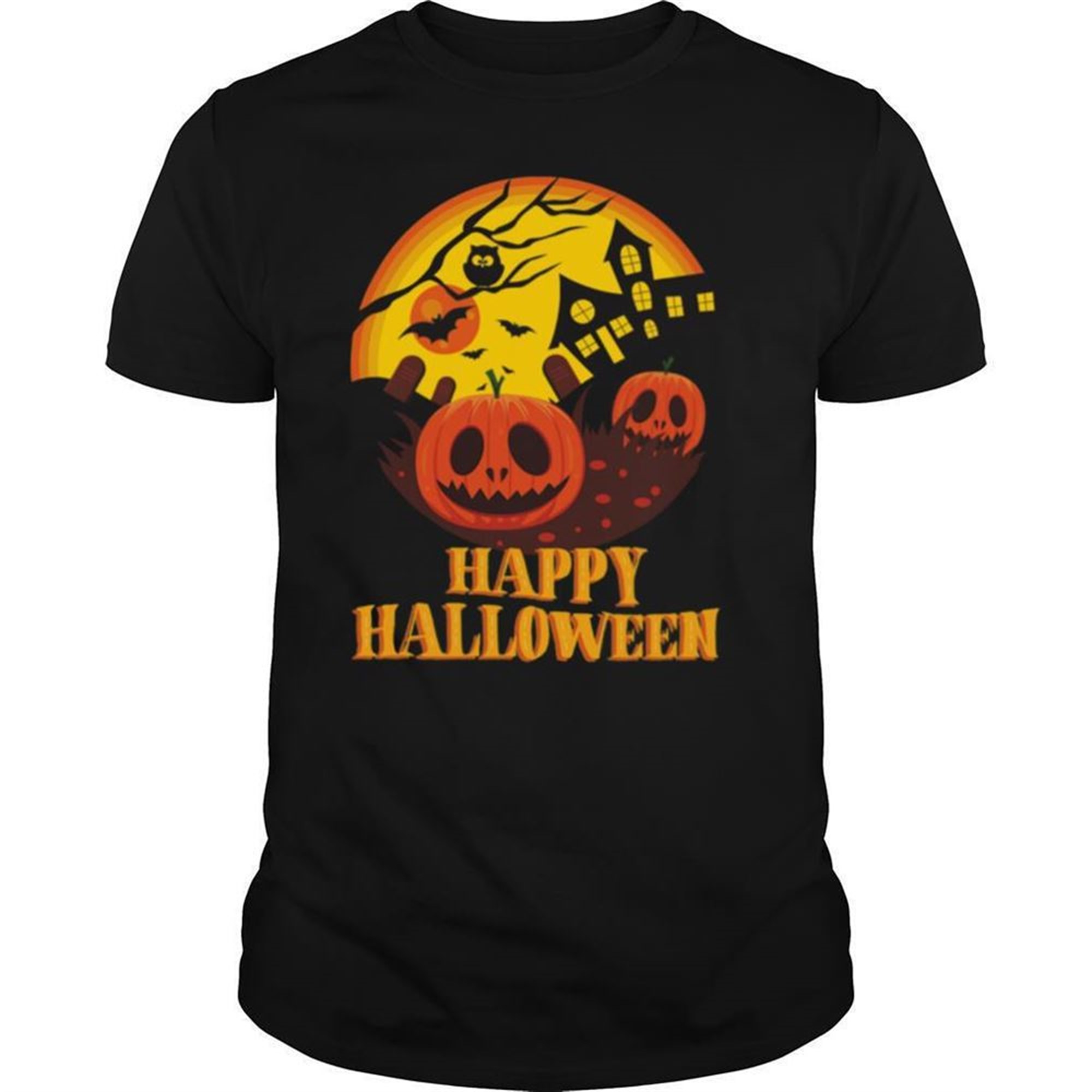 Scary Happy Halloween Day Shirt