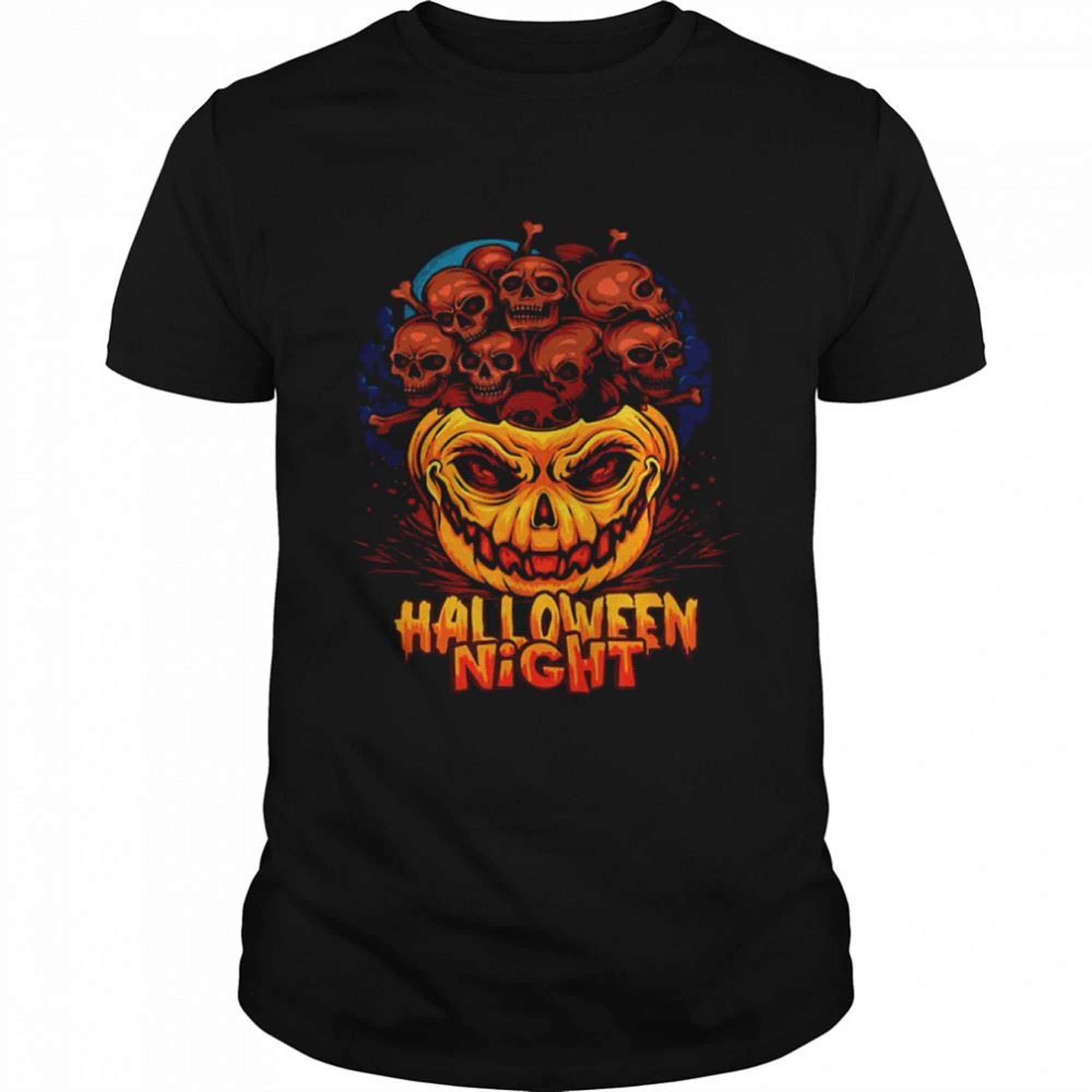 Scary Pumpkin Heads Halloween Scary Pumpkin Boys Costume Shirt