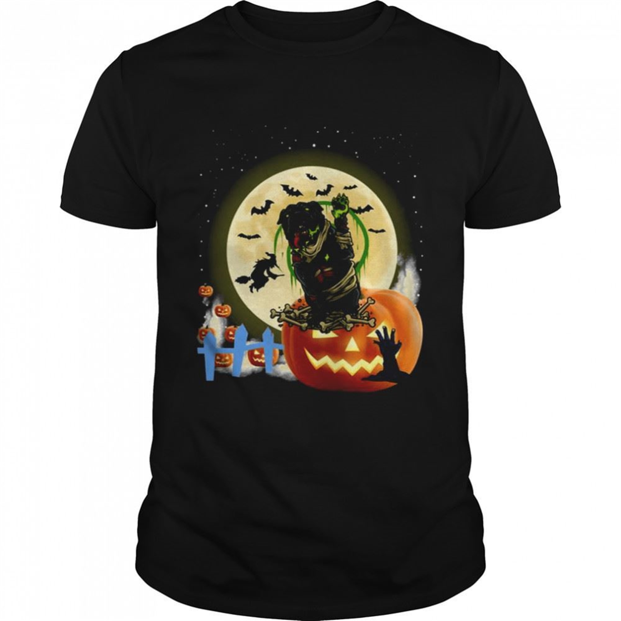 Scary Zombie Dog Halloween Trick Or Treat Shirt