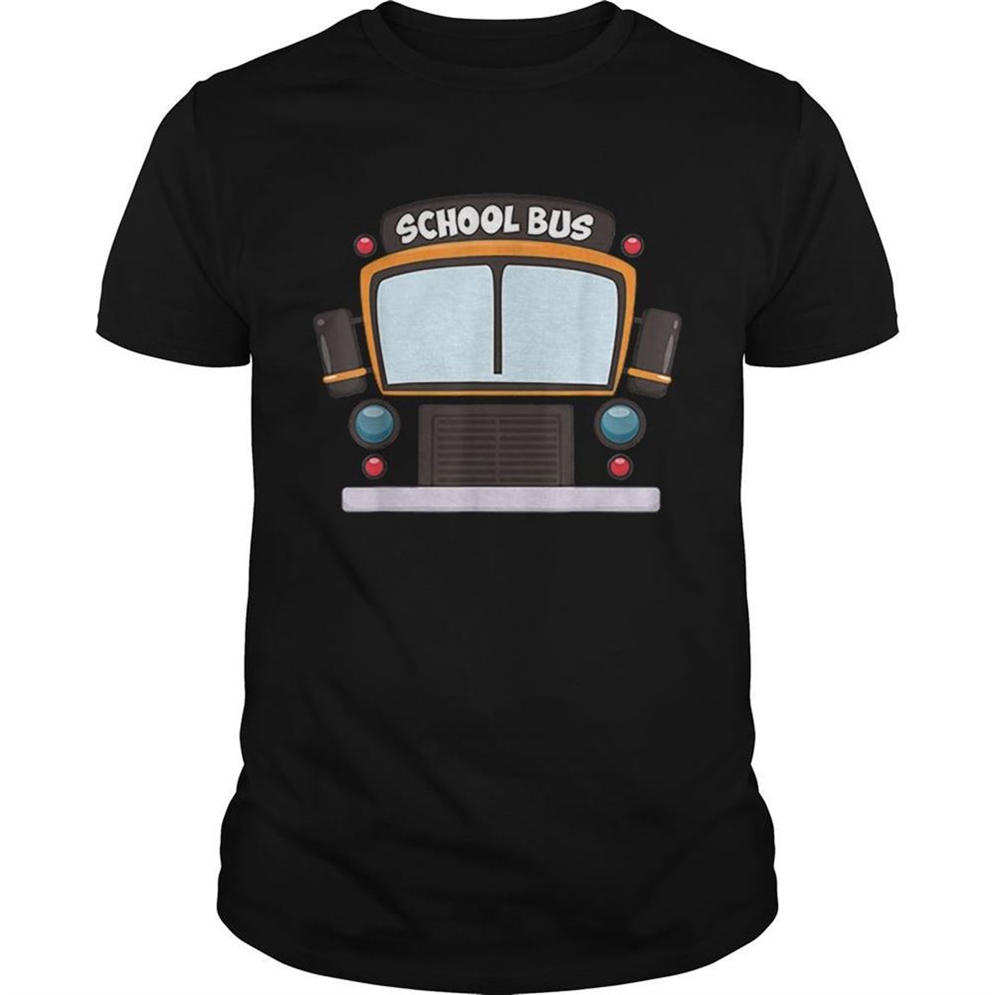 School Bus Costume Boys Girls Halloween Bus Driver Men Shirt