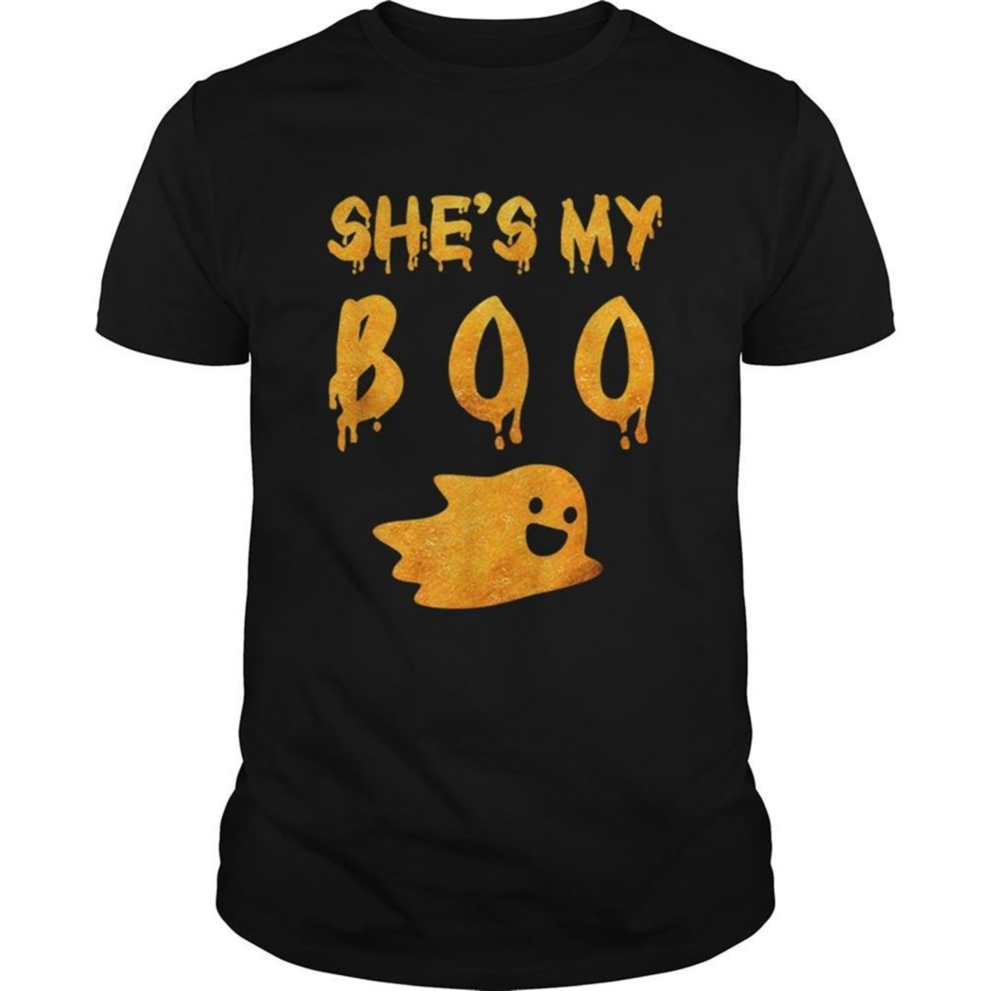 Shes My Boo Funny Couples Halloween Costume Matching Family Shirt