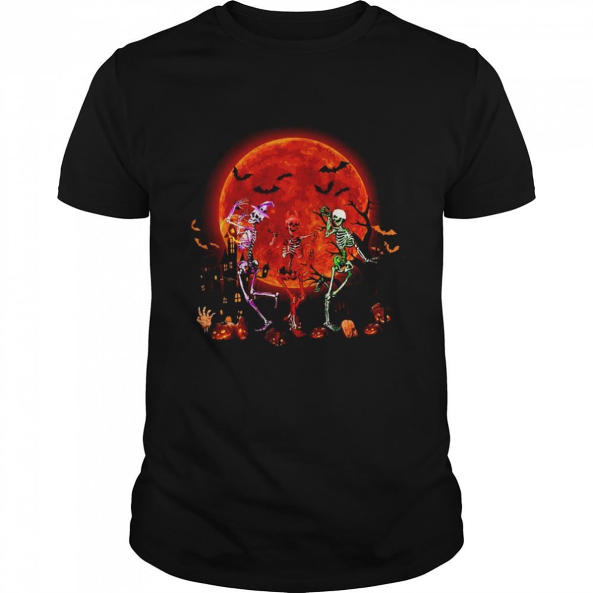 Skeleton Halloween All Over Print T-shirt