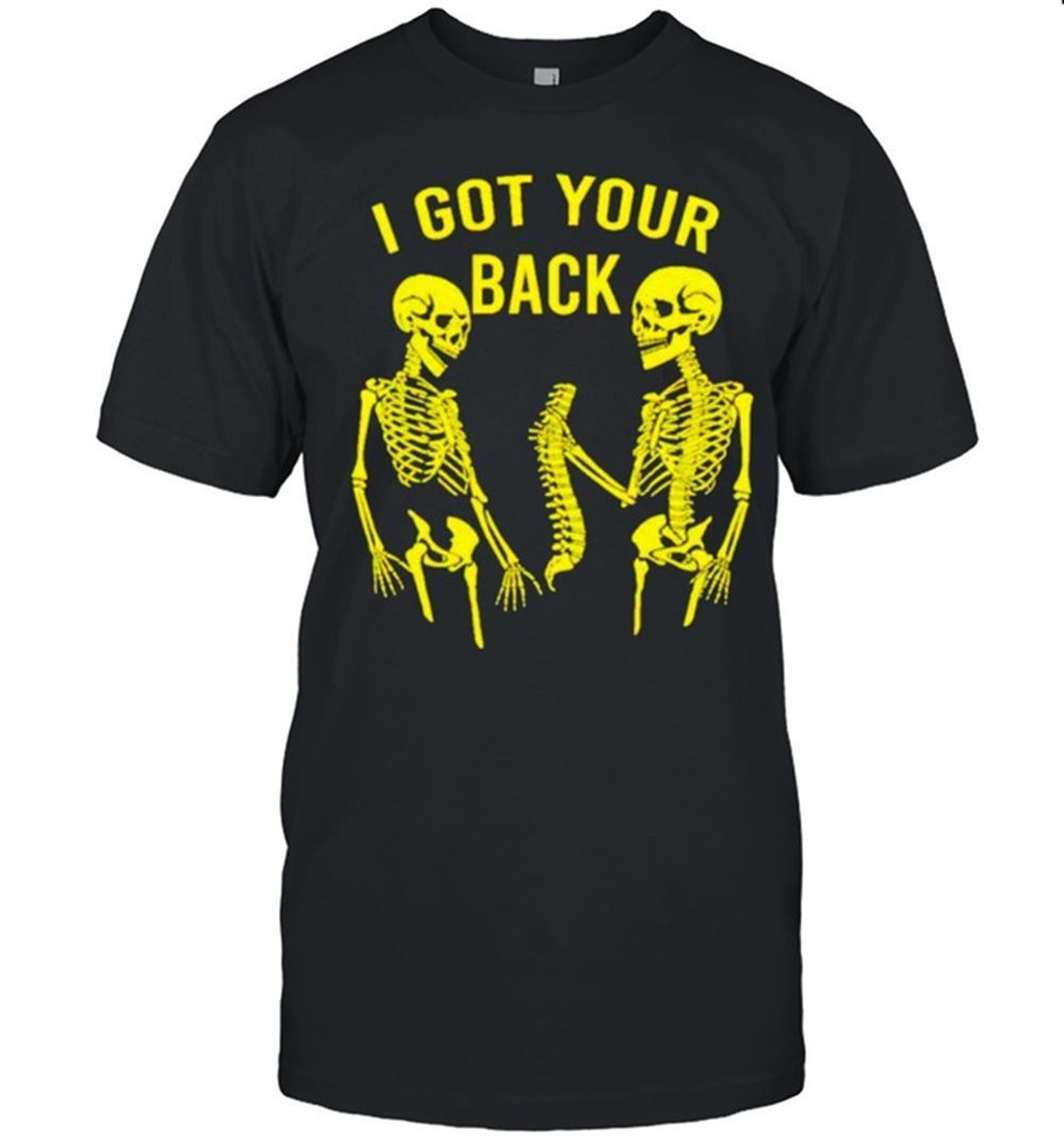 Skeleton I Got Your Back Halloween Shirt