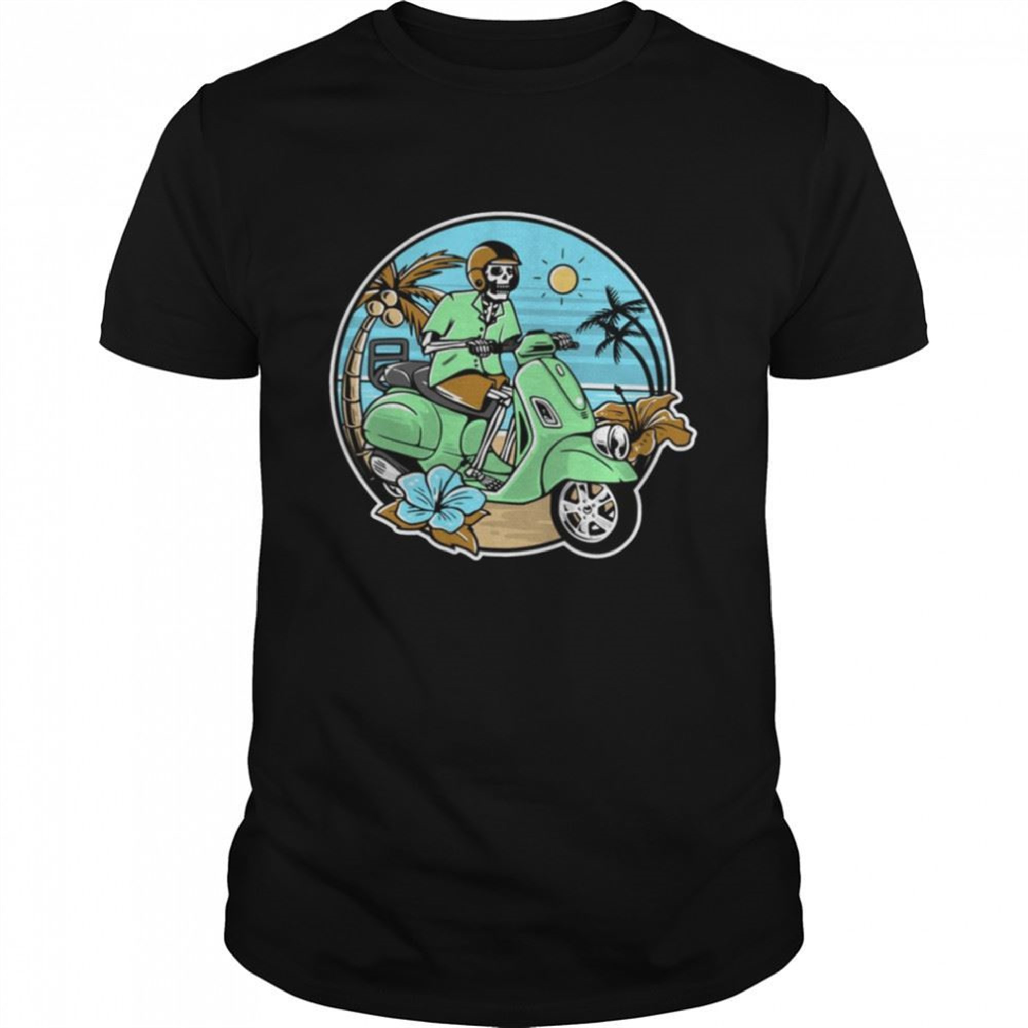 Skeleton Riding Bike Im Coming Halloween Shirt