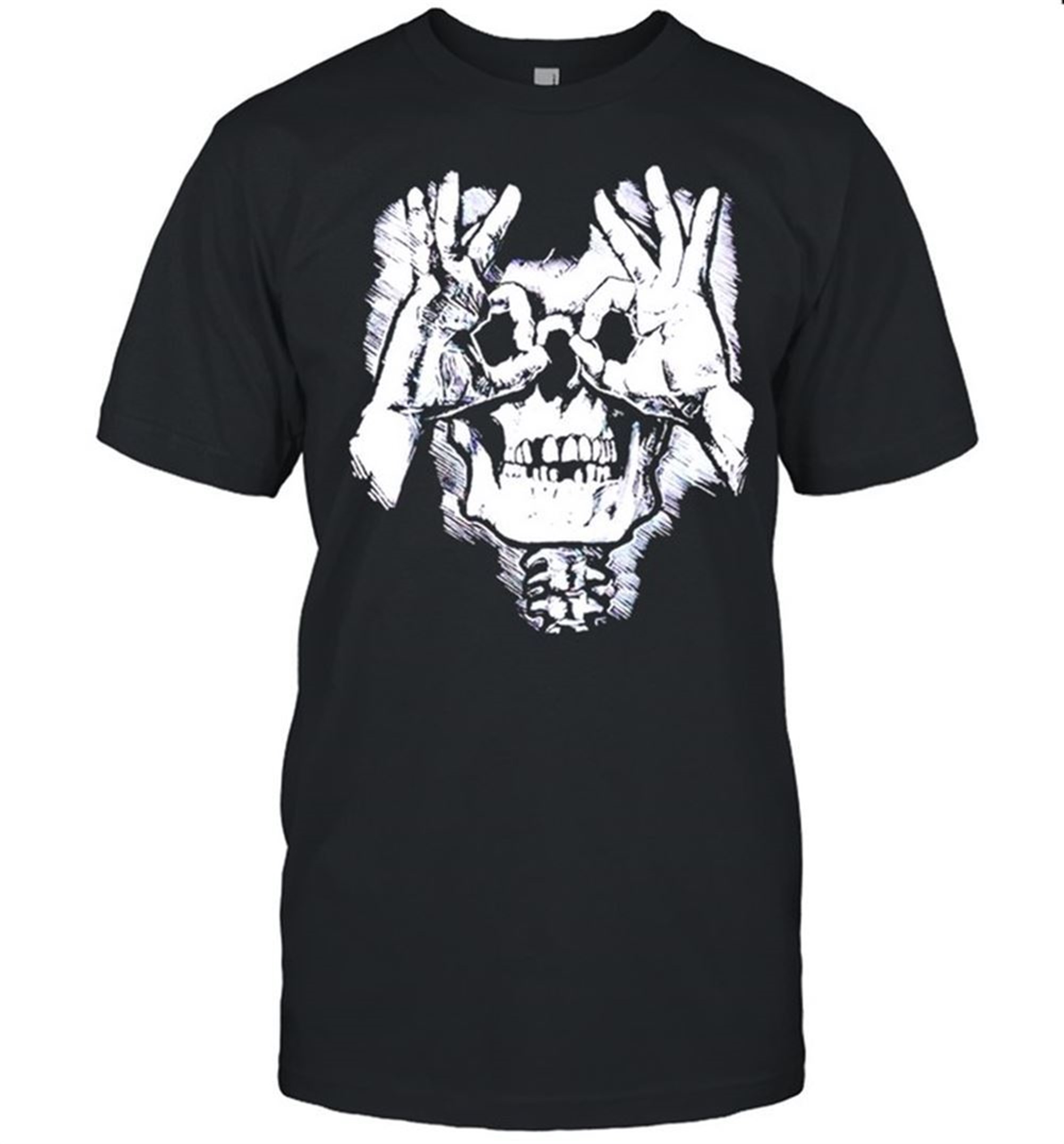Skeleton Skull Goth Halloween Shirt