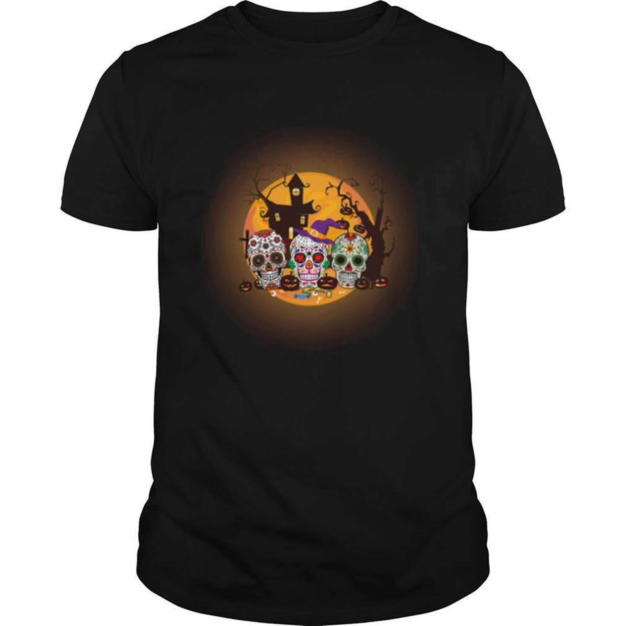 Skull Halloween Day Of The Dead Shirt