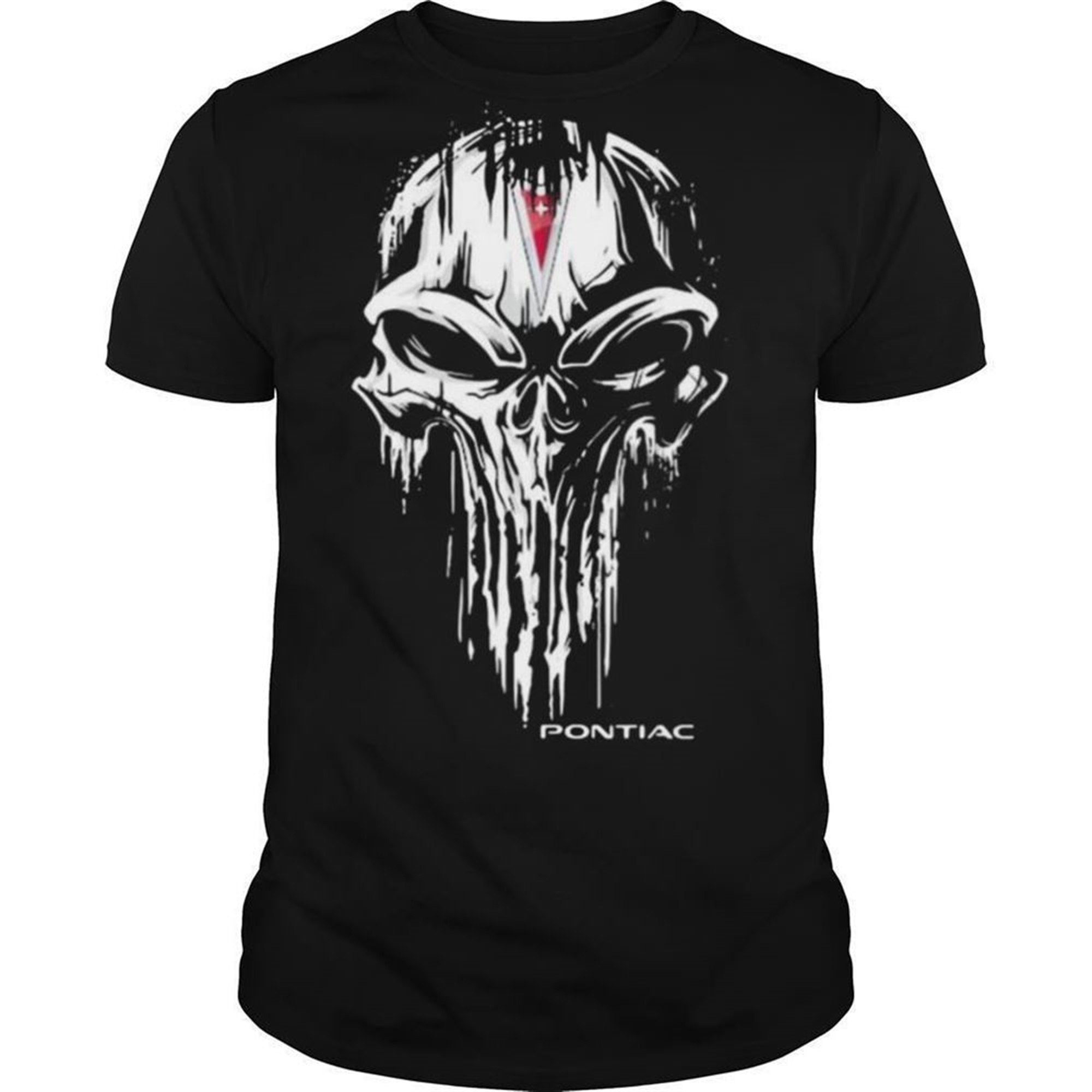Skull Pontiac Logo Halloween Shirt