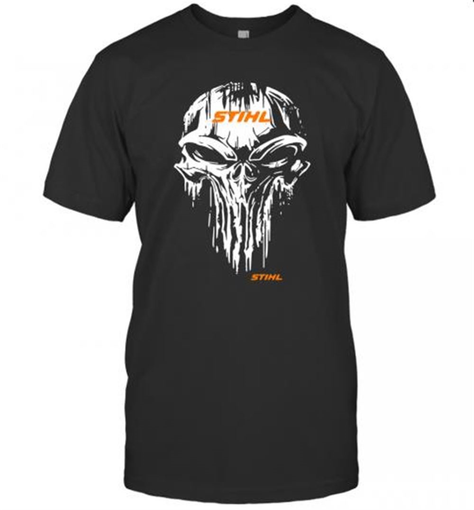 Skull Stihl Logo Halloween T-shirt