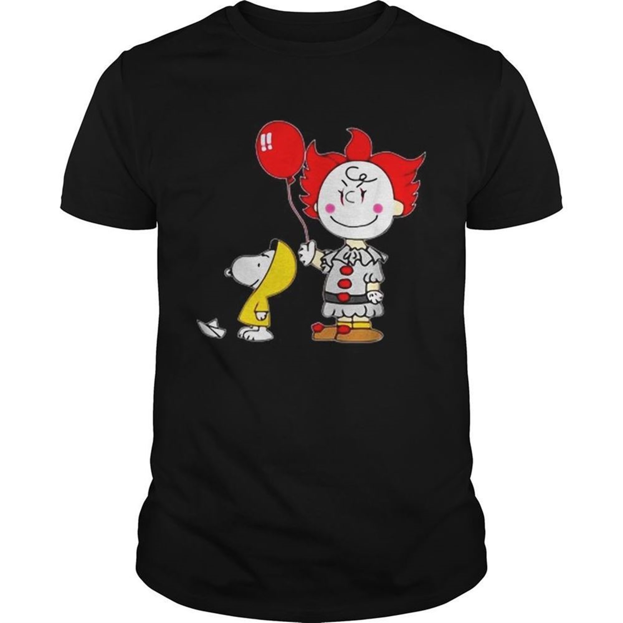 Snoopy And Charlie Brown Pennywise It Halloween Shirt