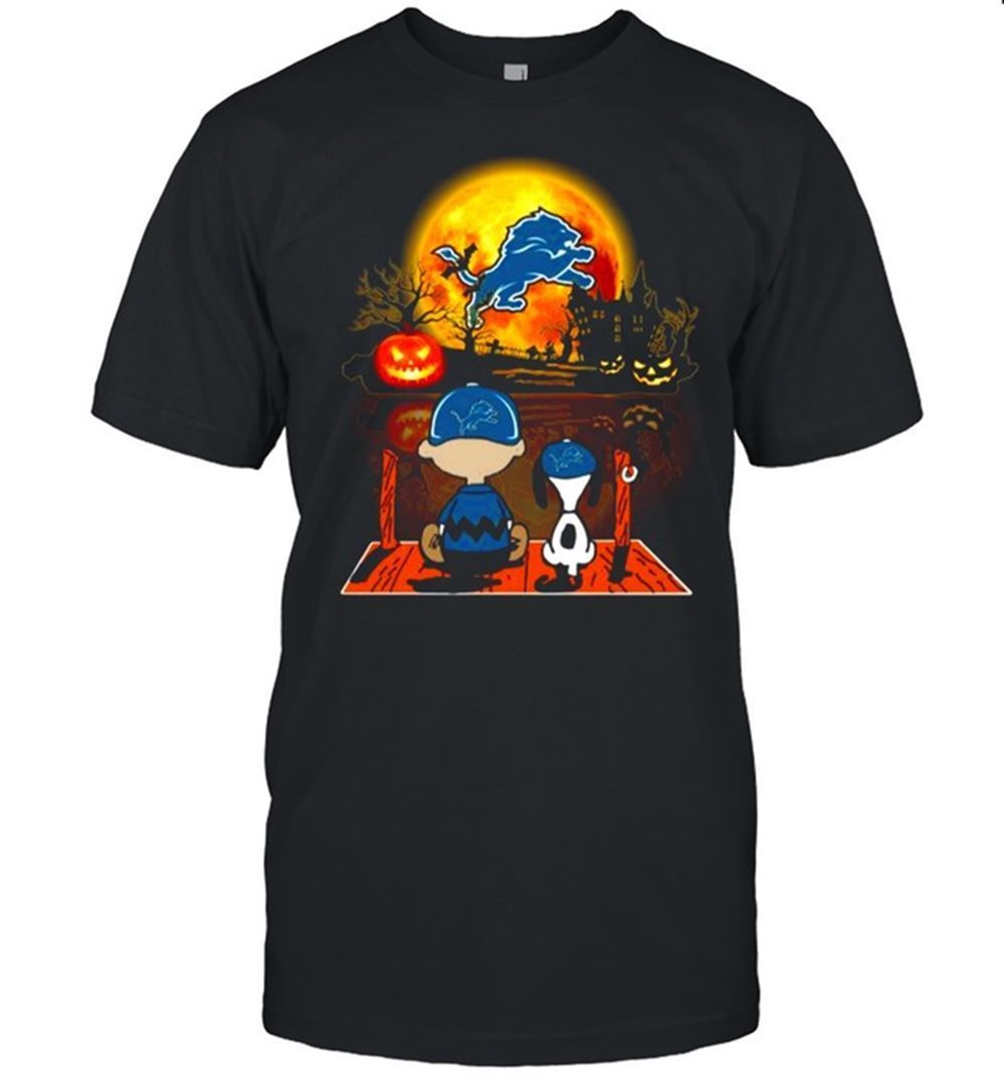 Snoopy And Charlie Brown Pumpkin Montreal Canadiens Halloween Moon Shirt
