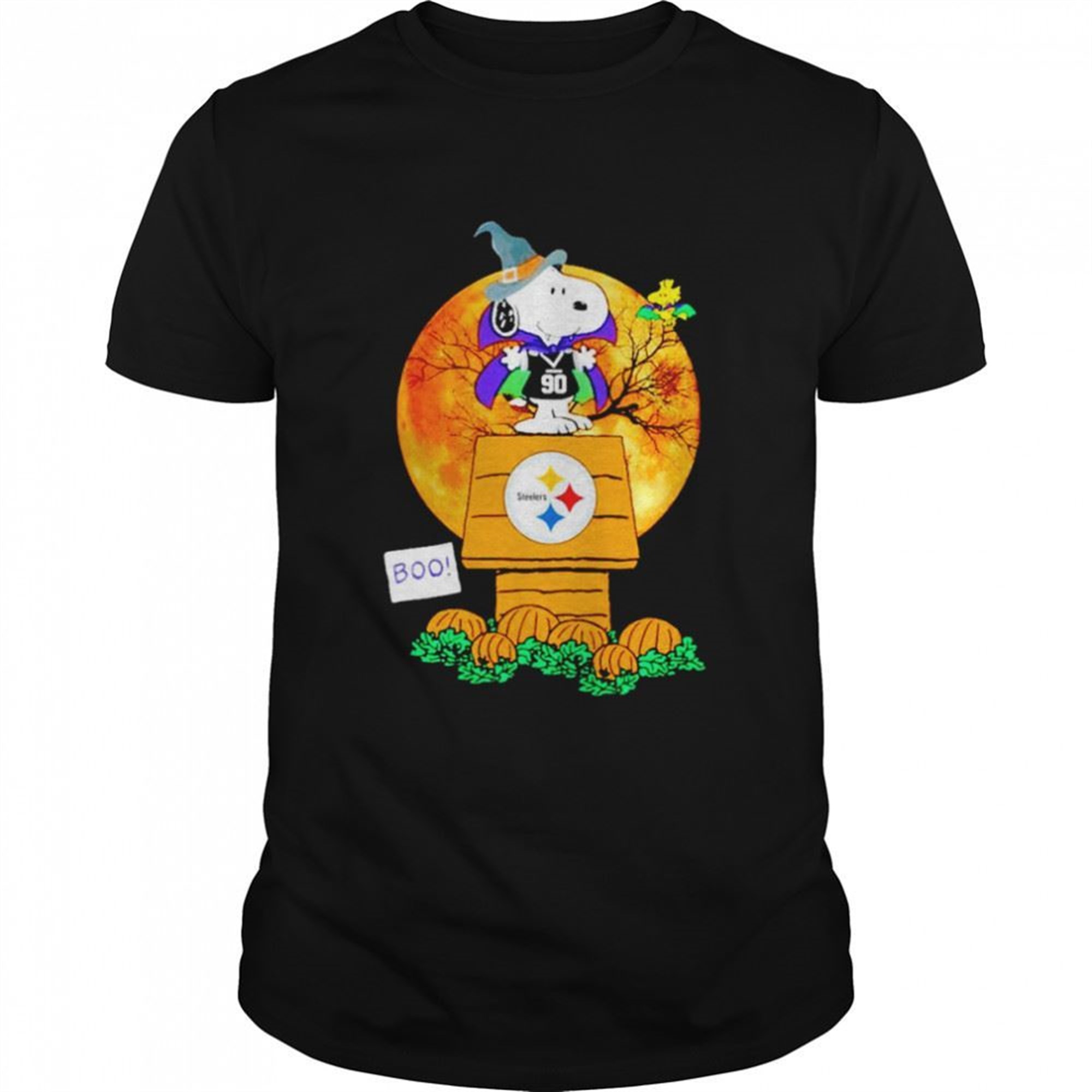 Snoopy Vampire Pittsburgh Steelers Halloween Shirt