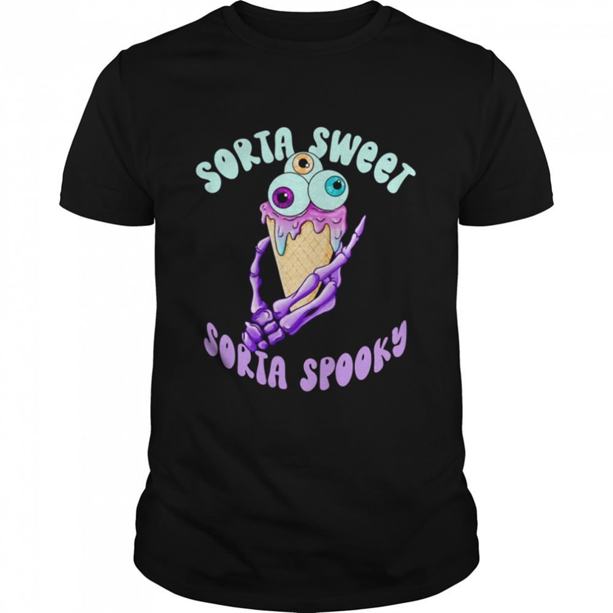 Sorta Sweet Sorta Spooky Cute Scary Halloween Lazy Shirt