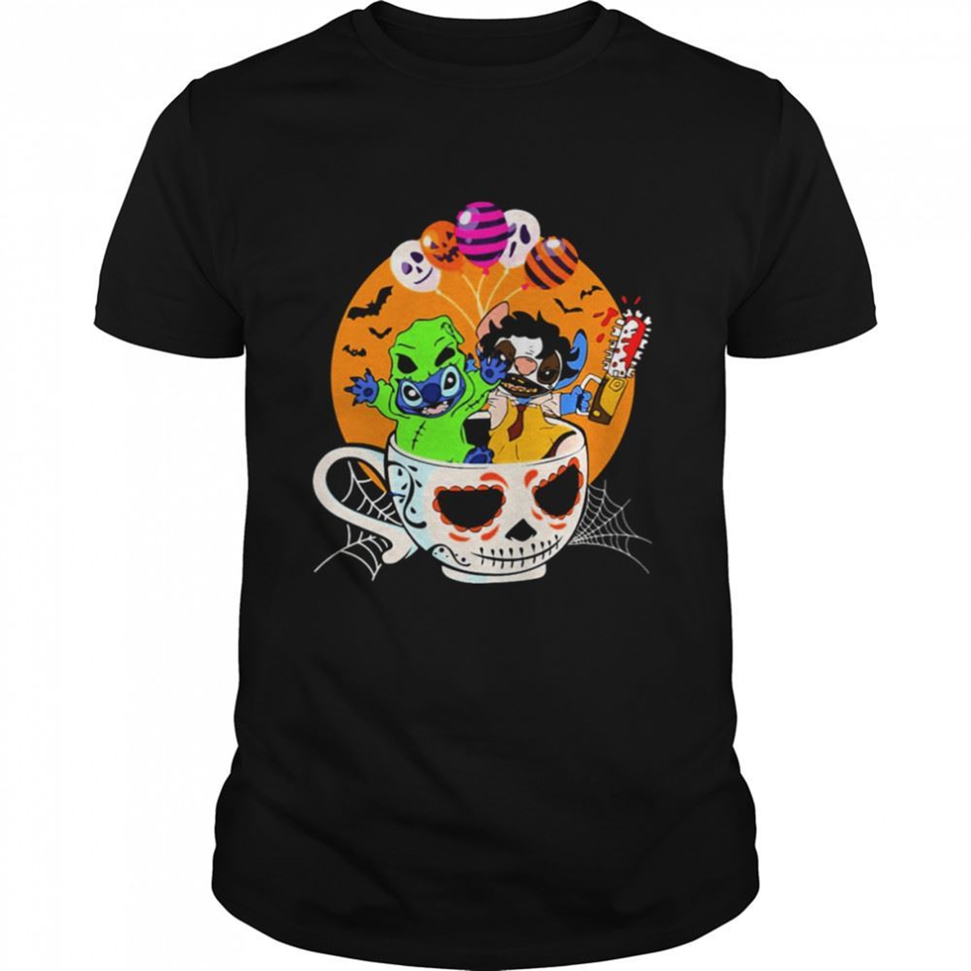 Stitch Horror Ghost Halloween Shirt