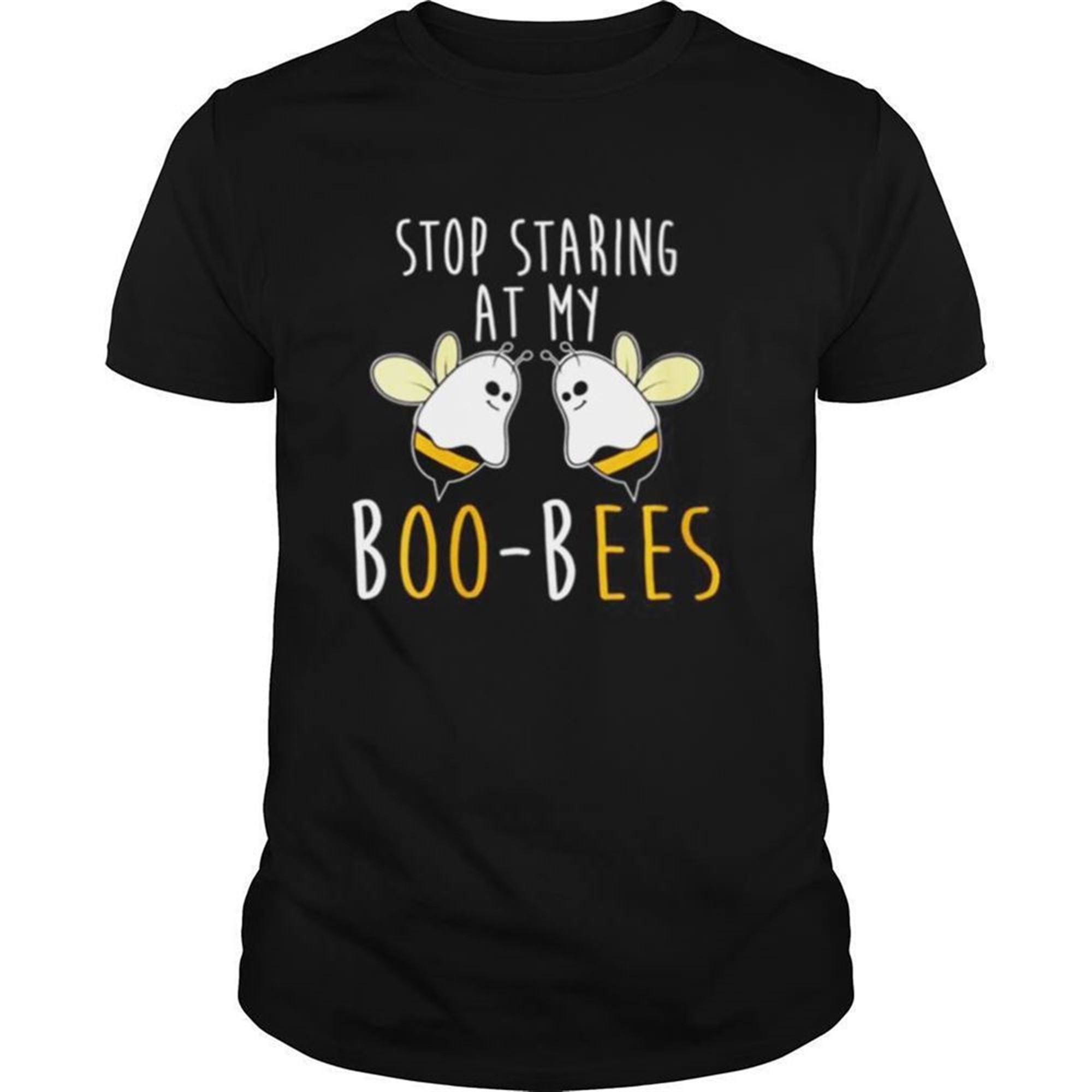 Stop Staring At My Boo Bees Funny Halloween Shirt